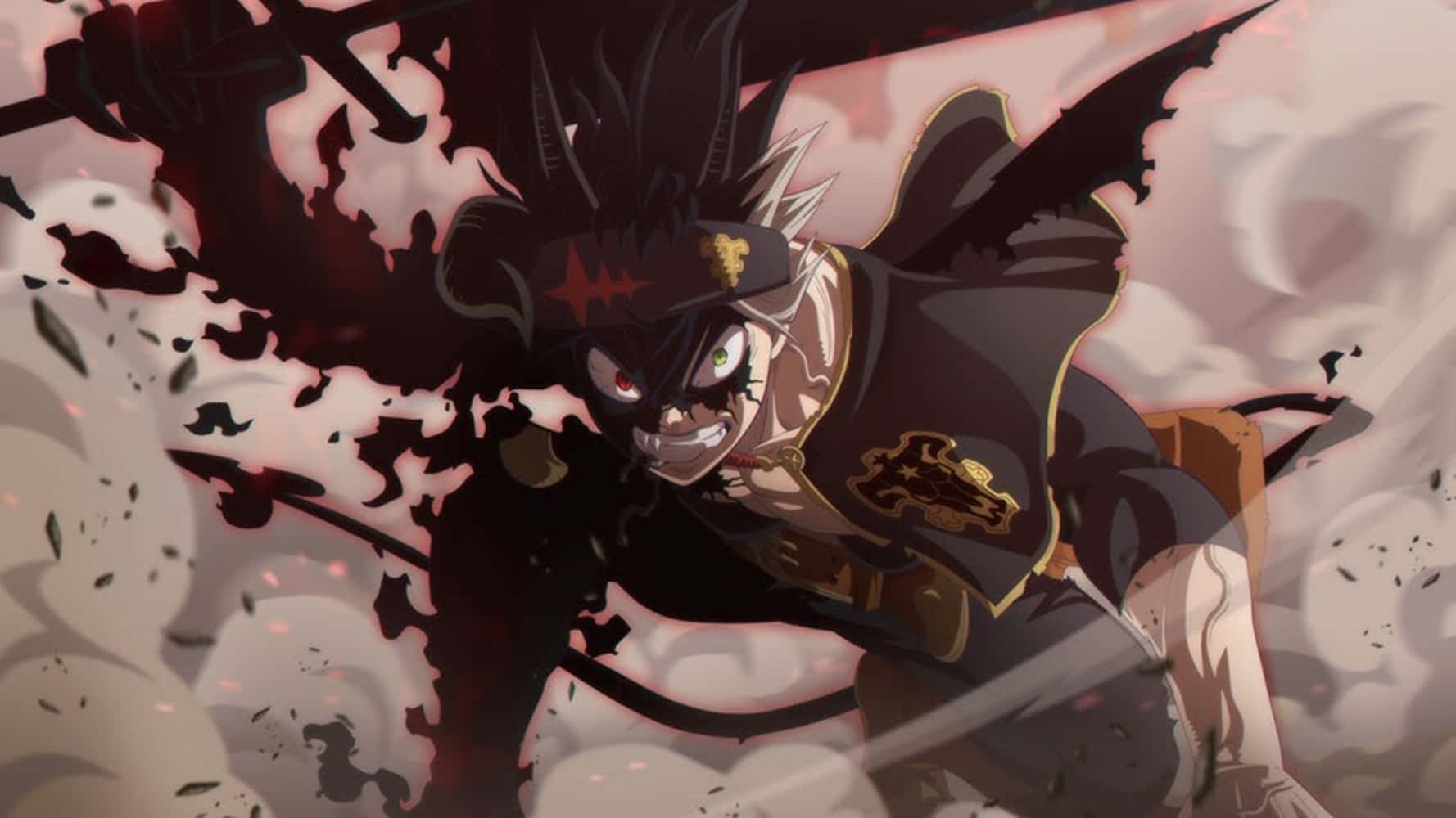 Asta Black Clover 4K Dæmon Dævel Liebe Fusion Wallpapers