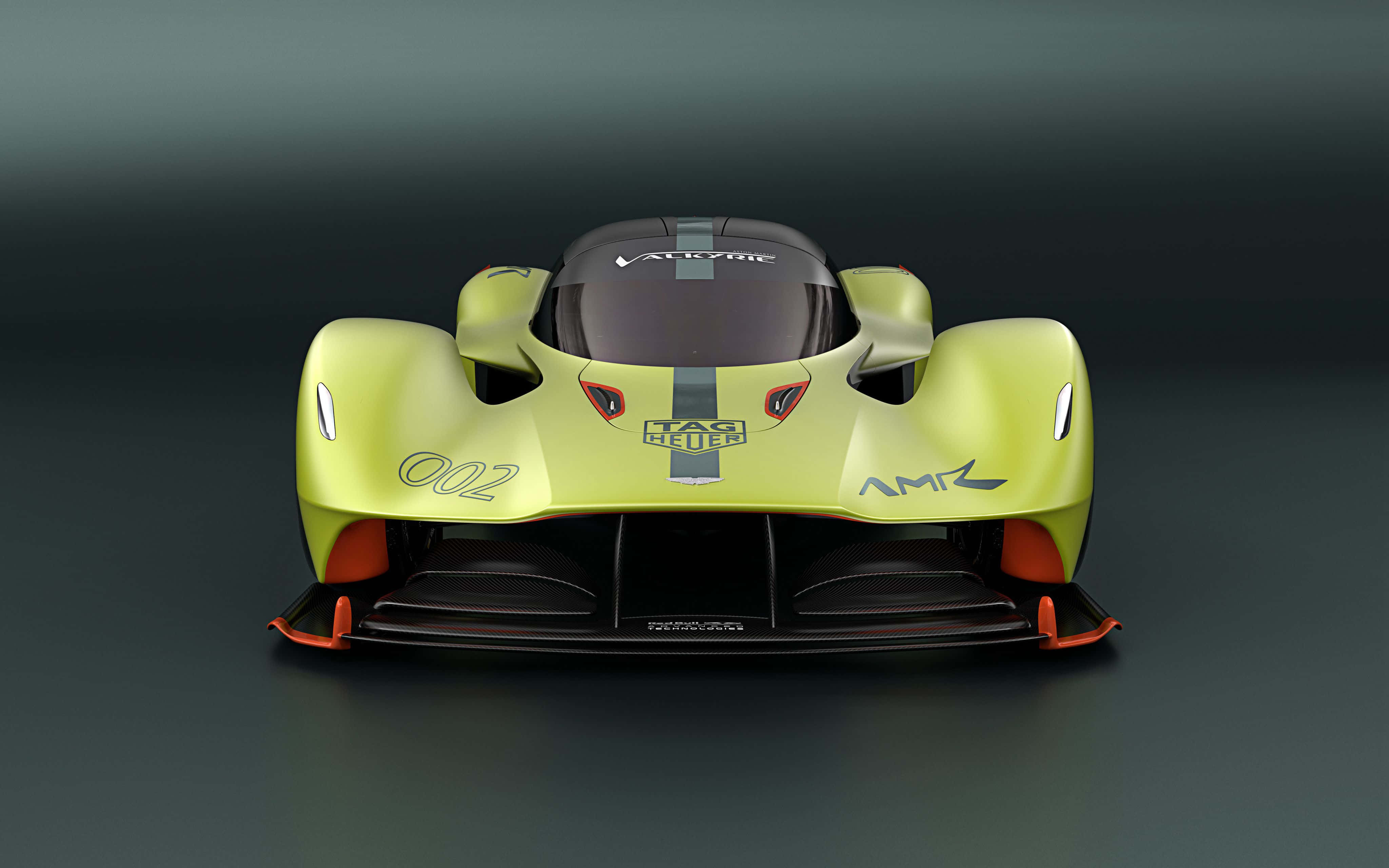 Aston Martin Valkyrie racer på banen Wallpapers