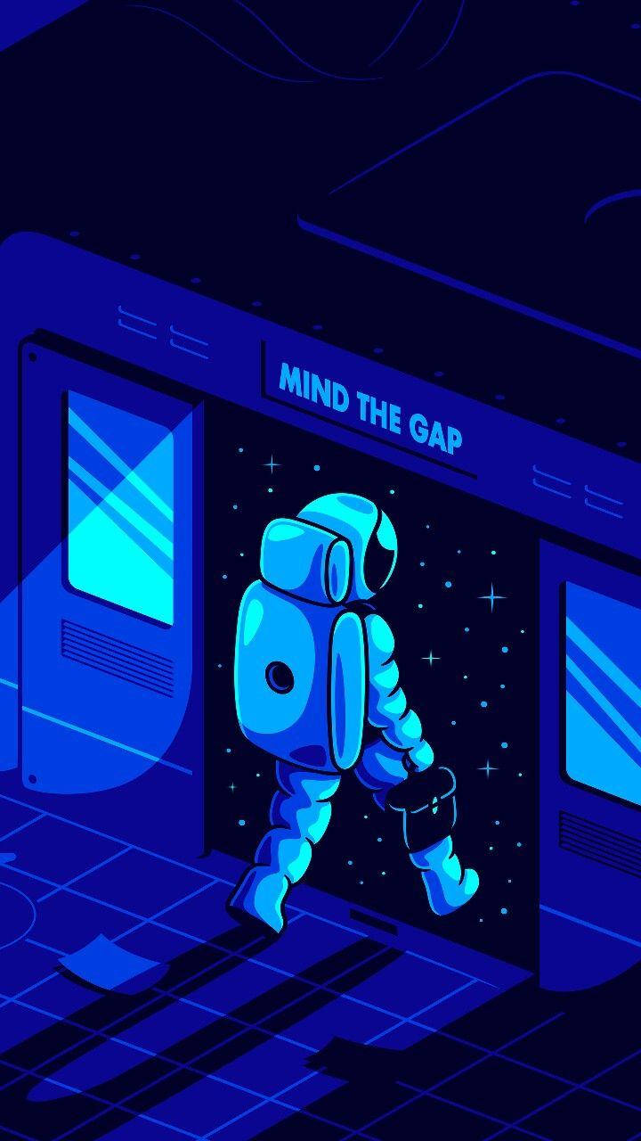 Astronaut æstetik i rumfærge Wallpapers