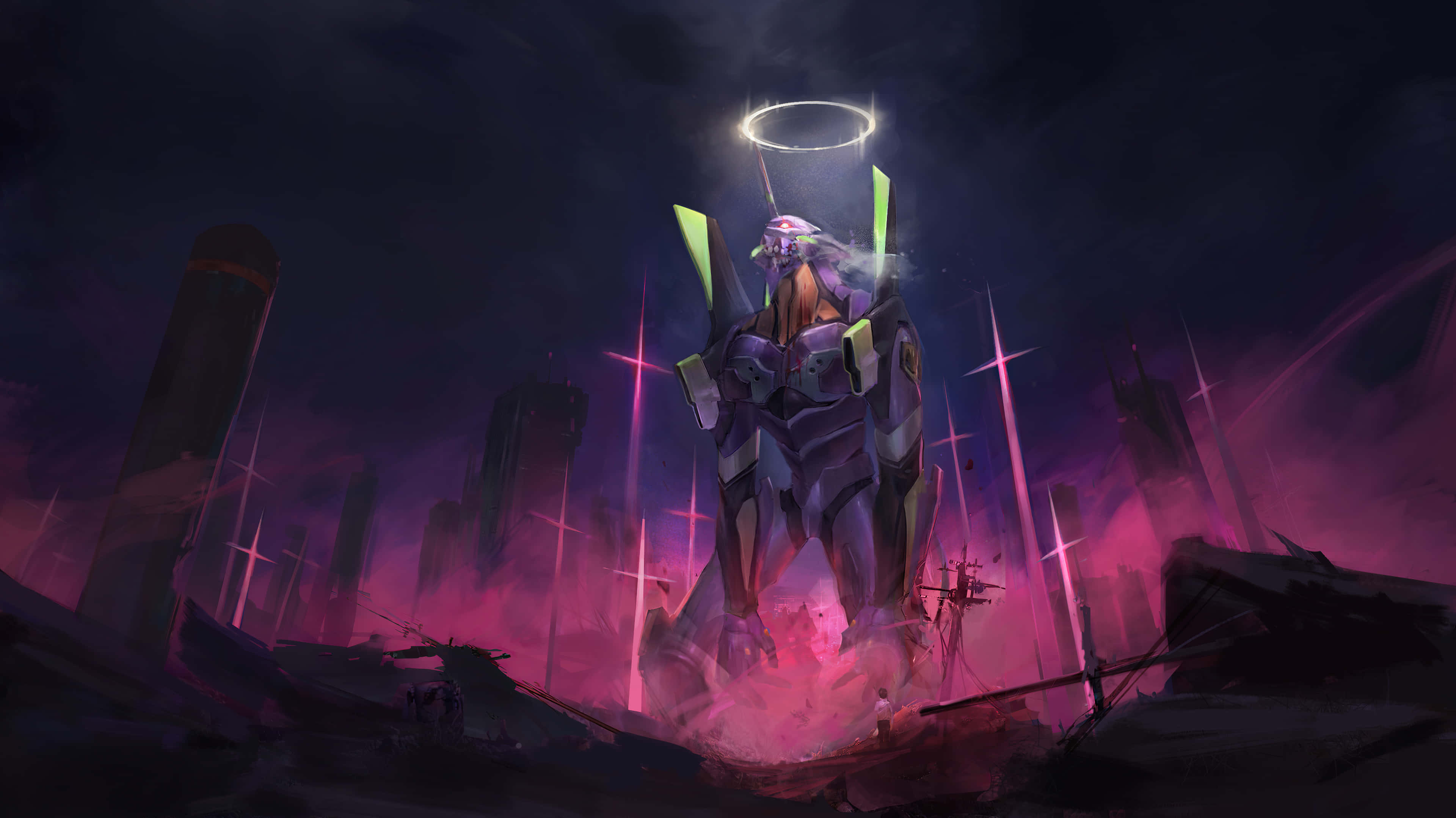 Asuka og Rei fra Neon Genesis Evangelion Wallpapers