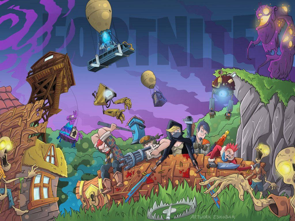 At spille Fortnite har aldrig været sjovere! Wallpapers