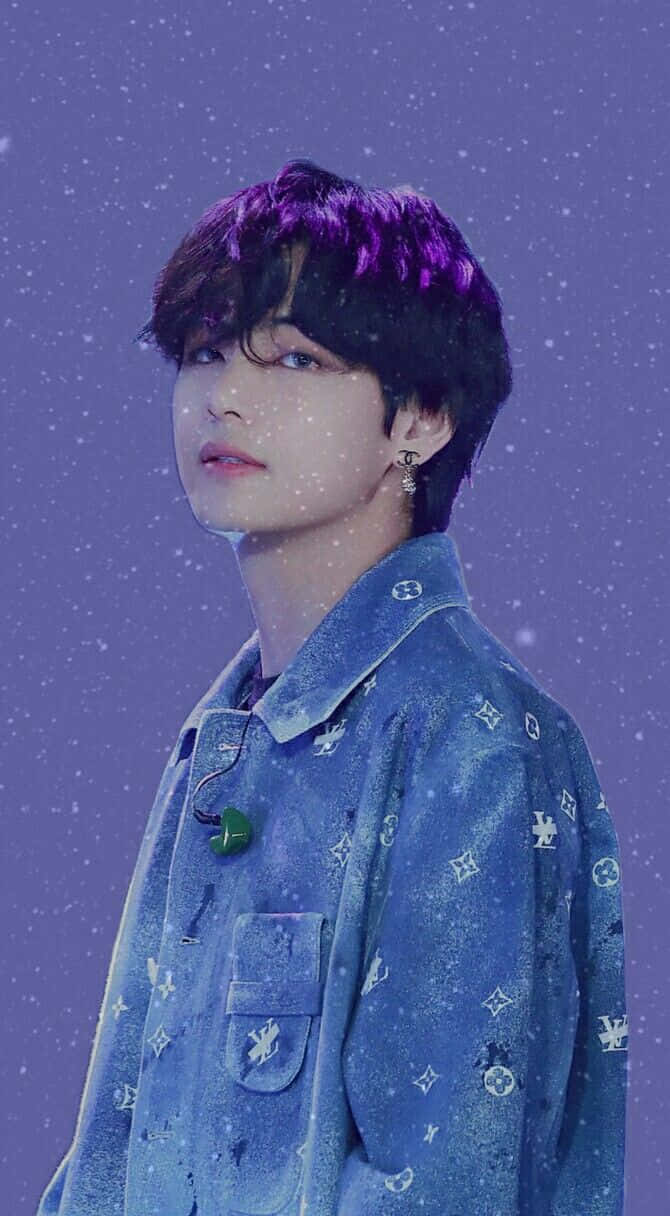"At være frygtløs og forblive positiv—Det er BTS V" Wallpapers