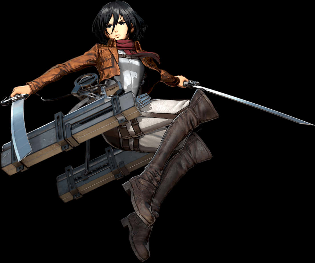 Attack on Titan Figur med Udstyr Wallpapers