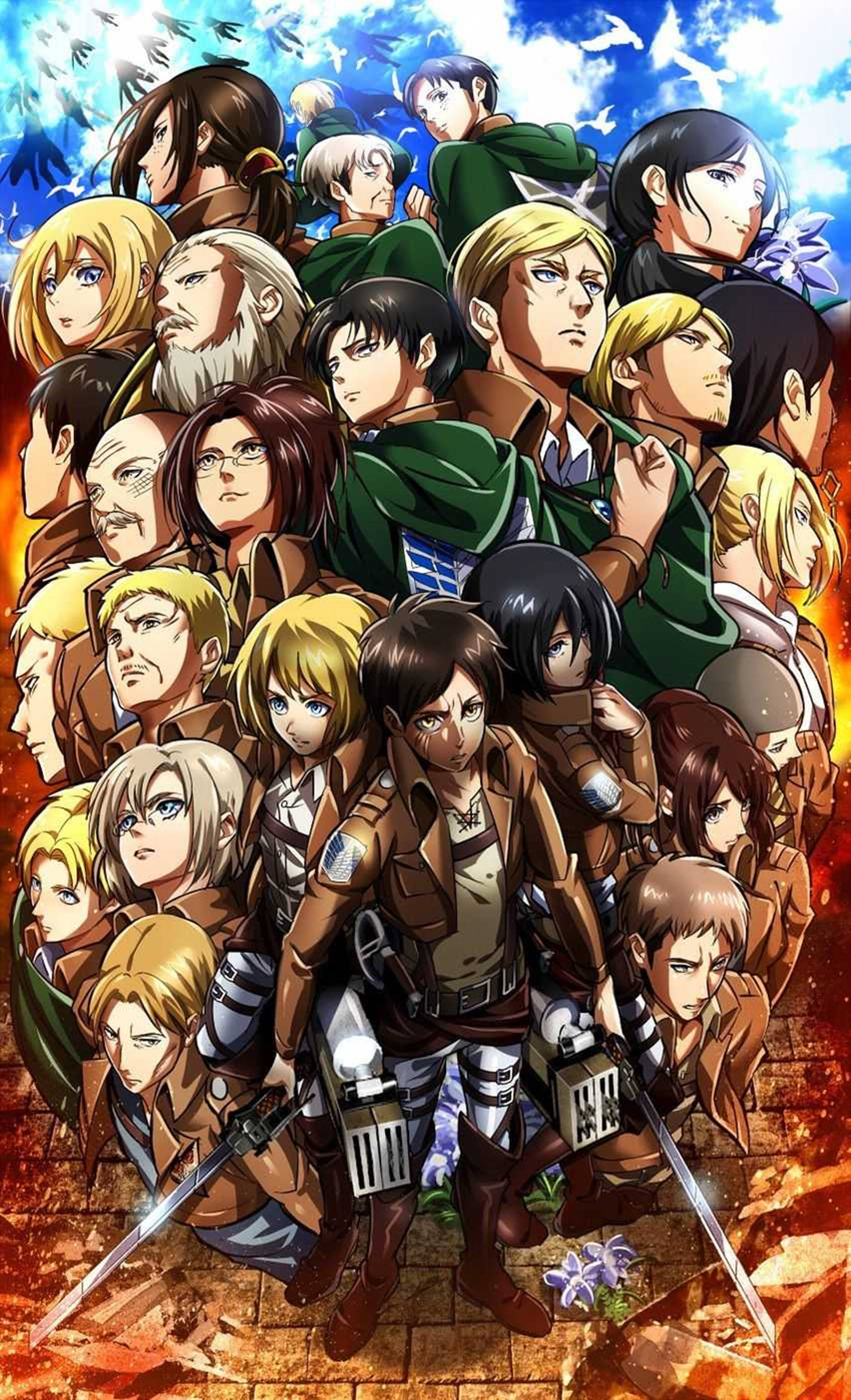 Attack On Titans 4K Hovedrolleindehavere Wallpapers