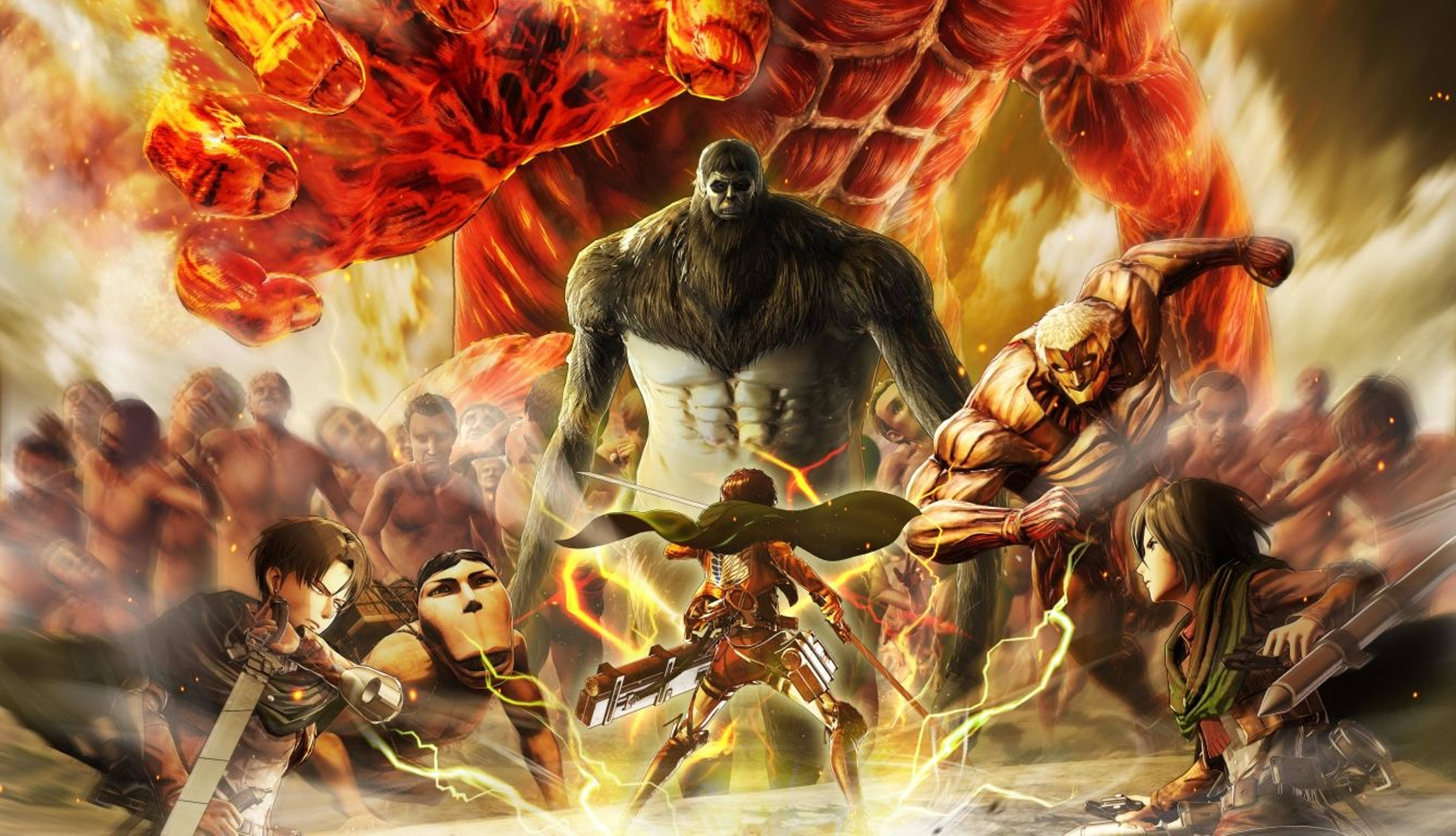 Attack On Titans 4K Menneskeædende Titaner Wallpapers