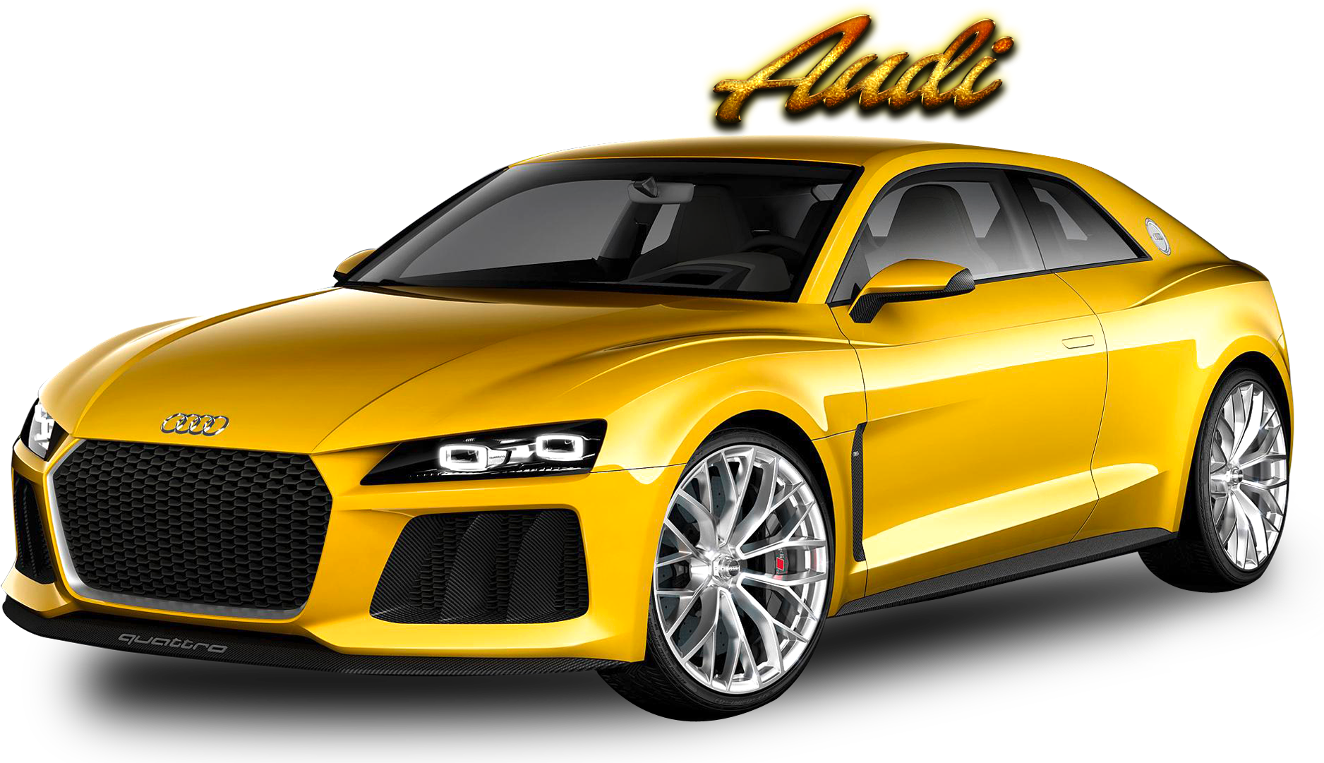 Audi Sportvogn Gul Quattro Wallpapers