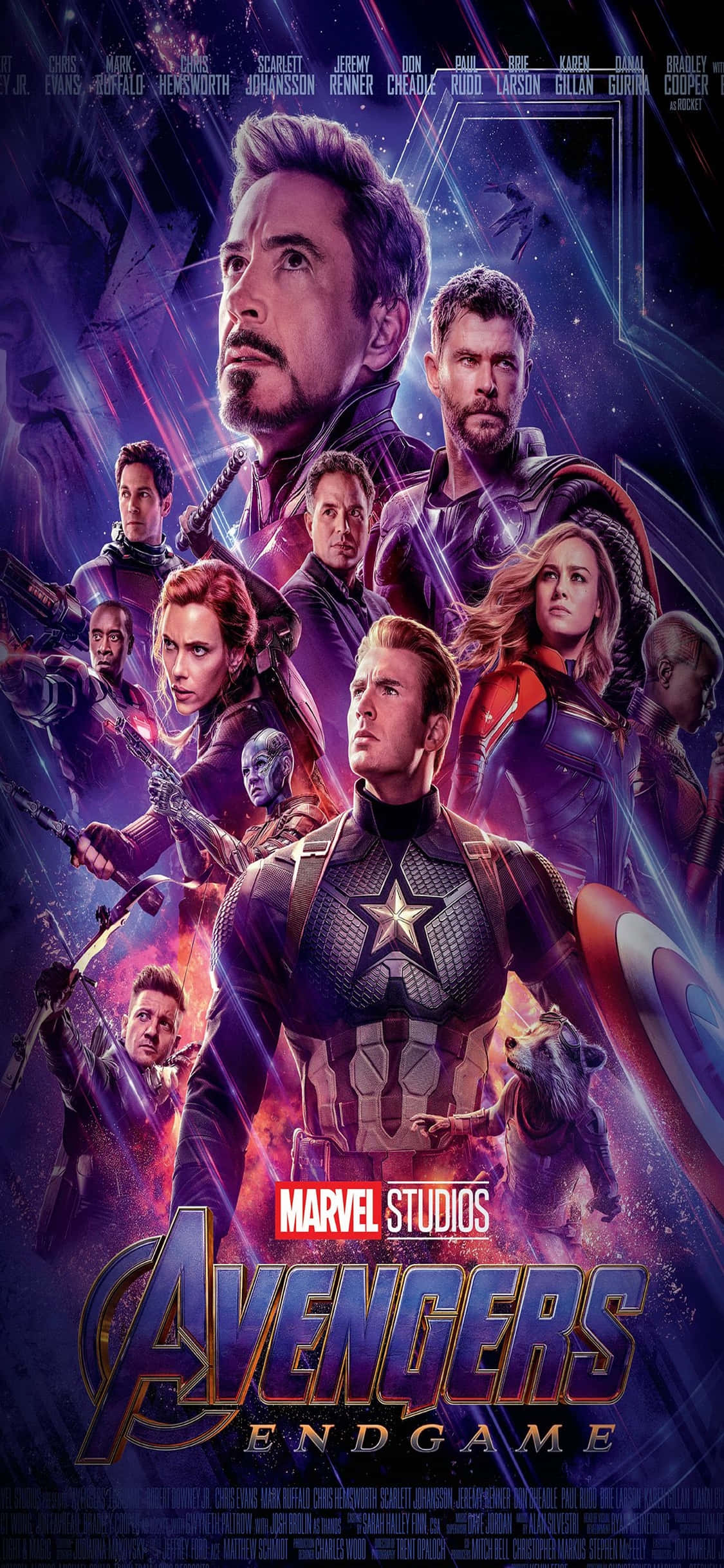 avengers - endgame plakat med figurerne Wallpapers