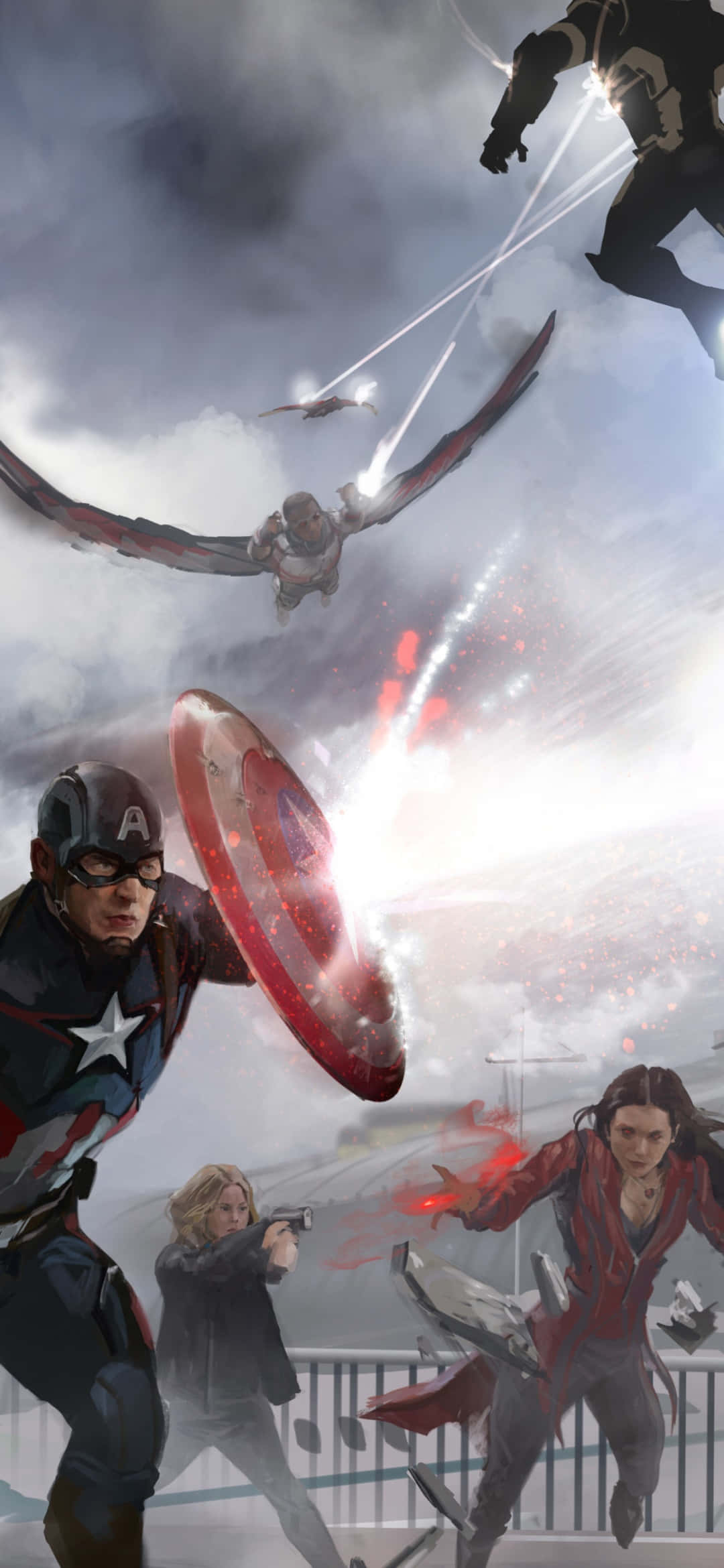 'Avengers forenes: Steve Rogers er tilbage som Captain America.' Wallpapers