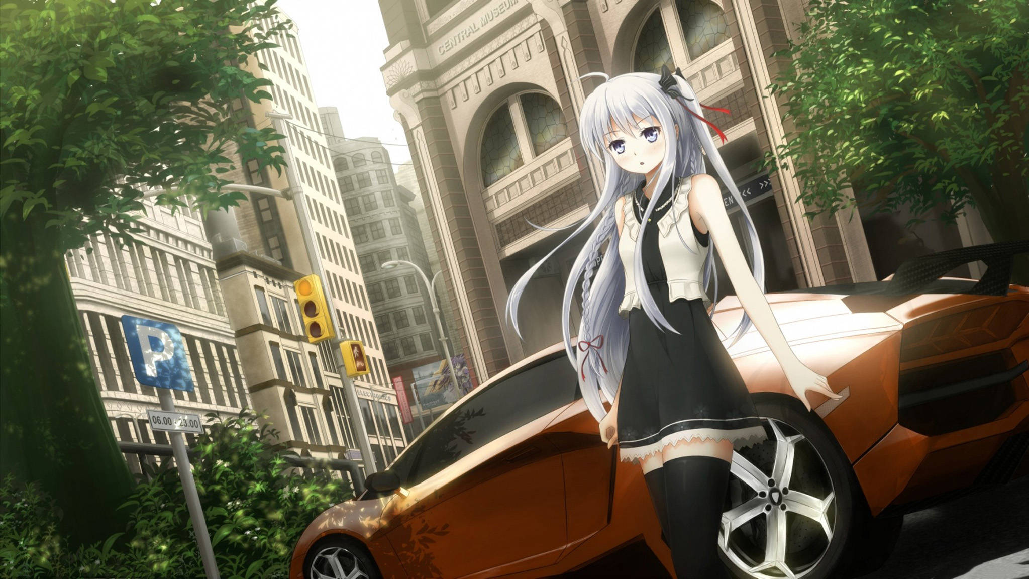 Aventador Anime Bil Wallpapers