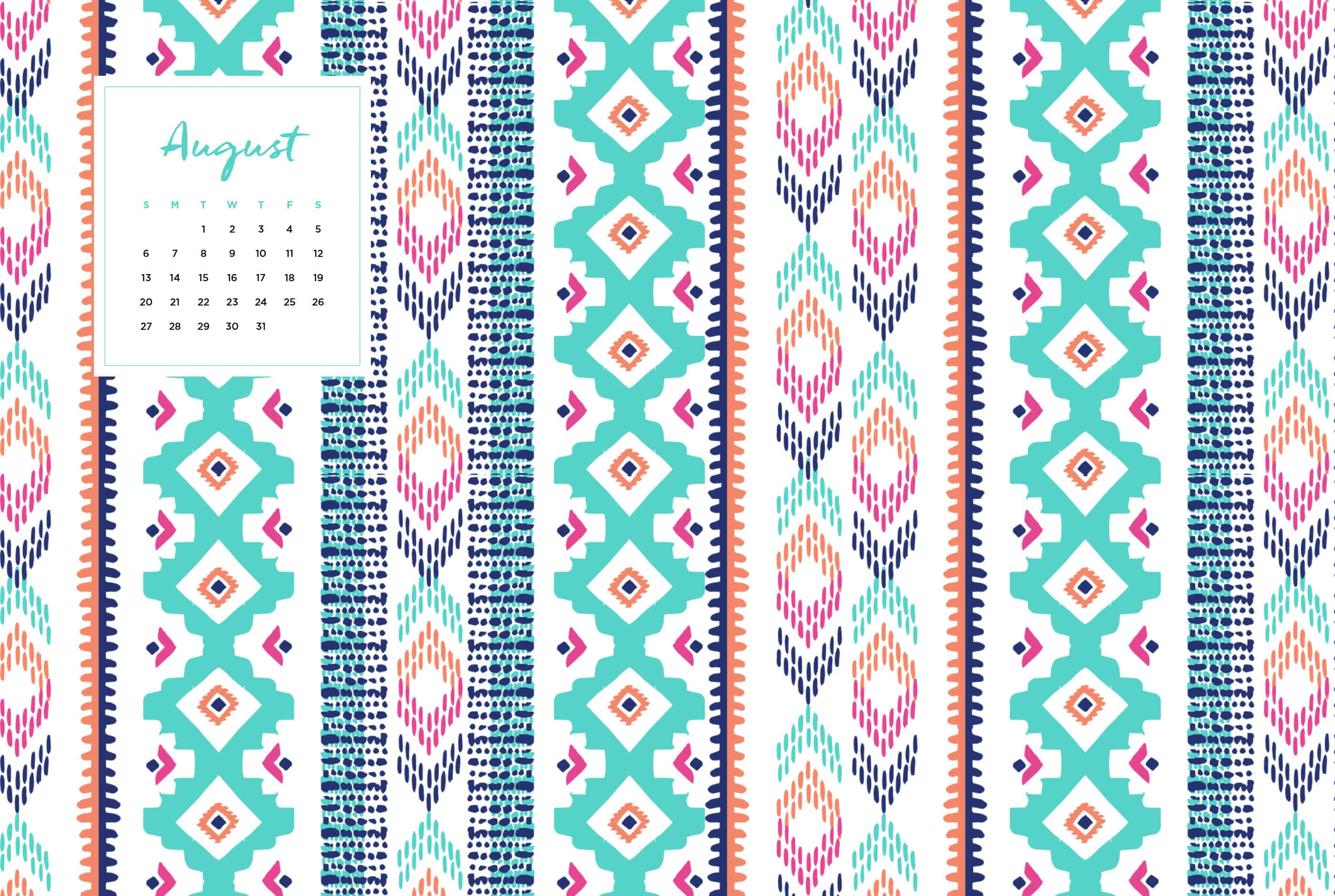 Aztec Mønster Boho Mac Wallpapers