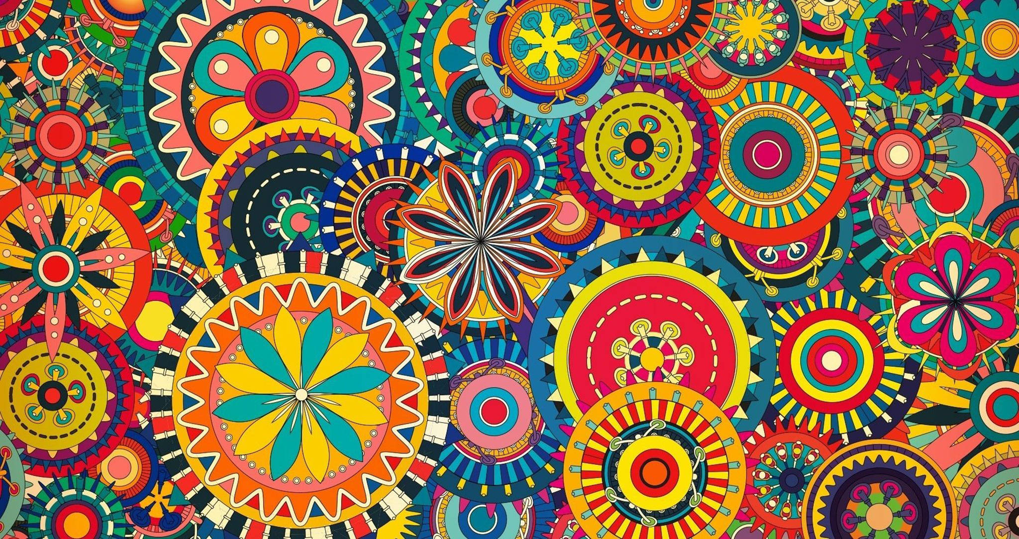 Aztekisk fedt mønster Wallpapers