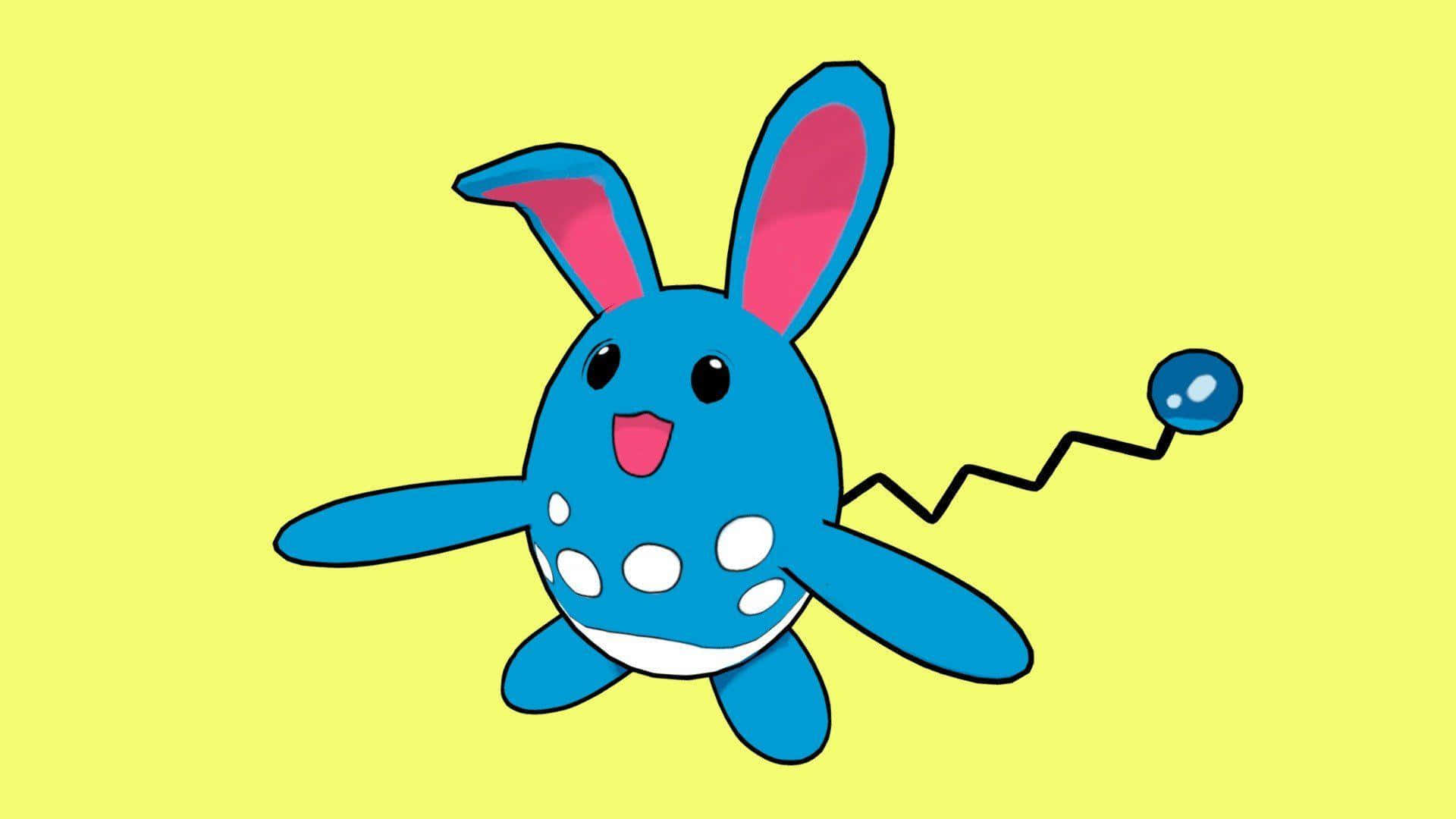 Azumarill gul baggrund Wallpapers