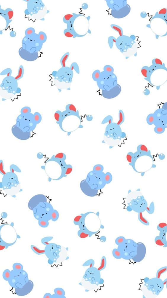 Azumarill Mønster Wallpapers