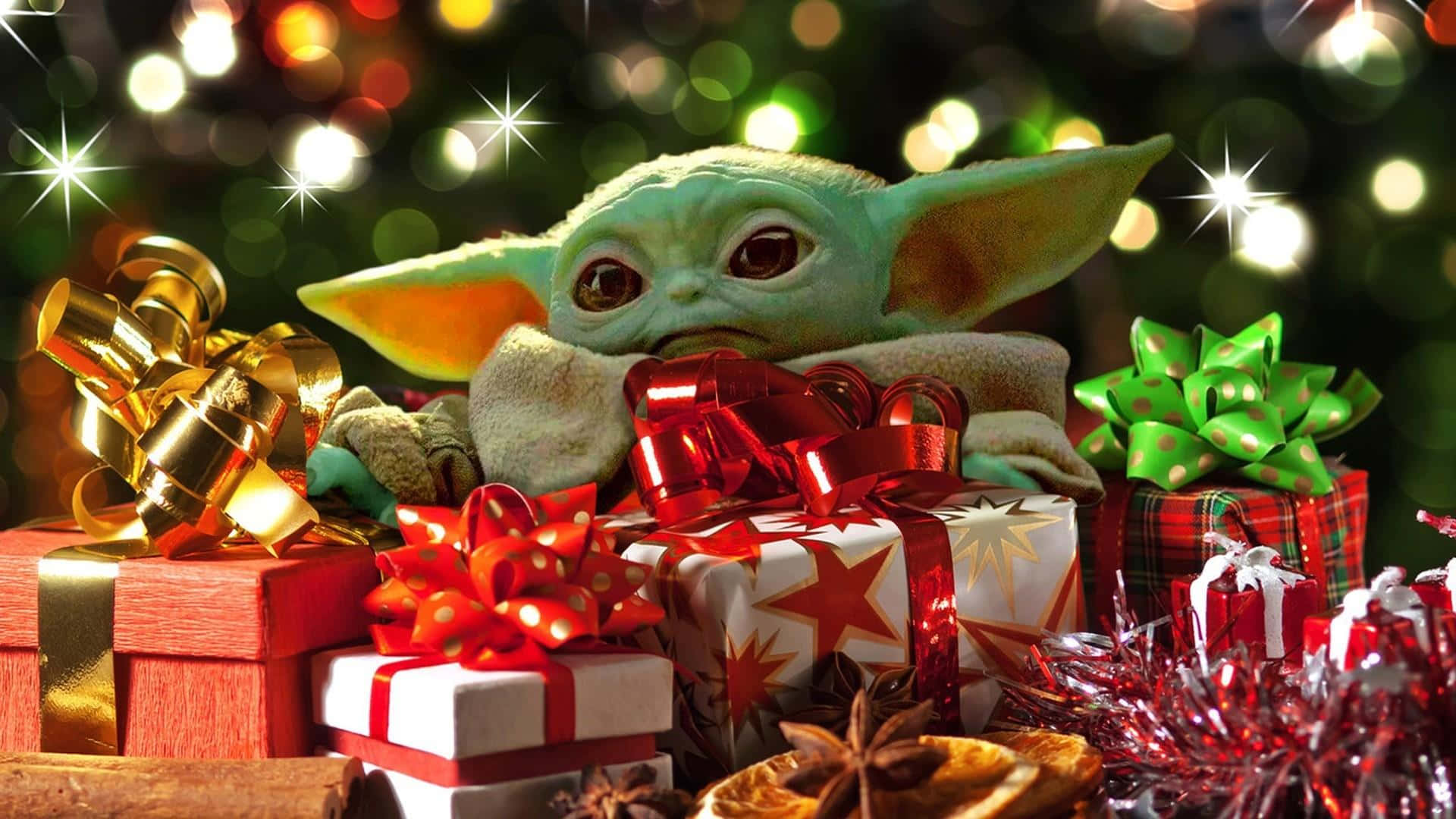 Baby Yoda julegaver Wallpapers