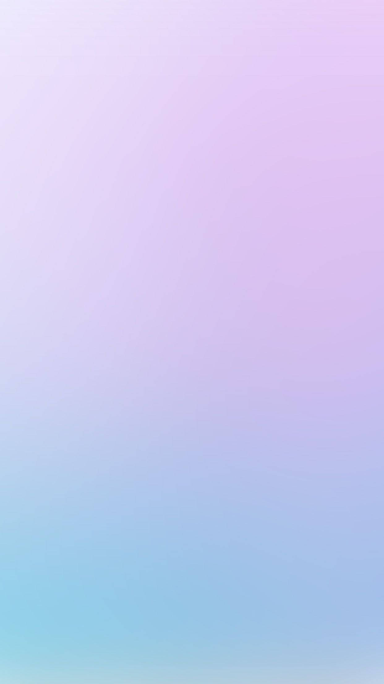Babyblå til lys lilla iPhone gradient Wallpapers