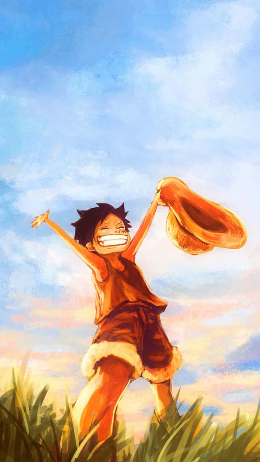 Babyversion Luffy Telefon Wallpapers