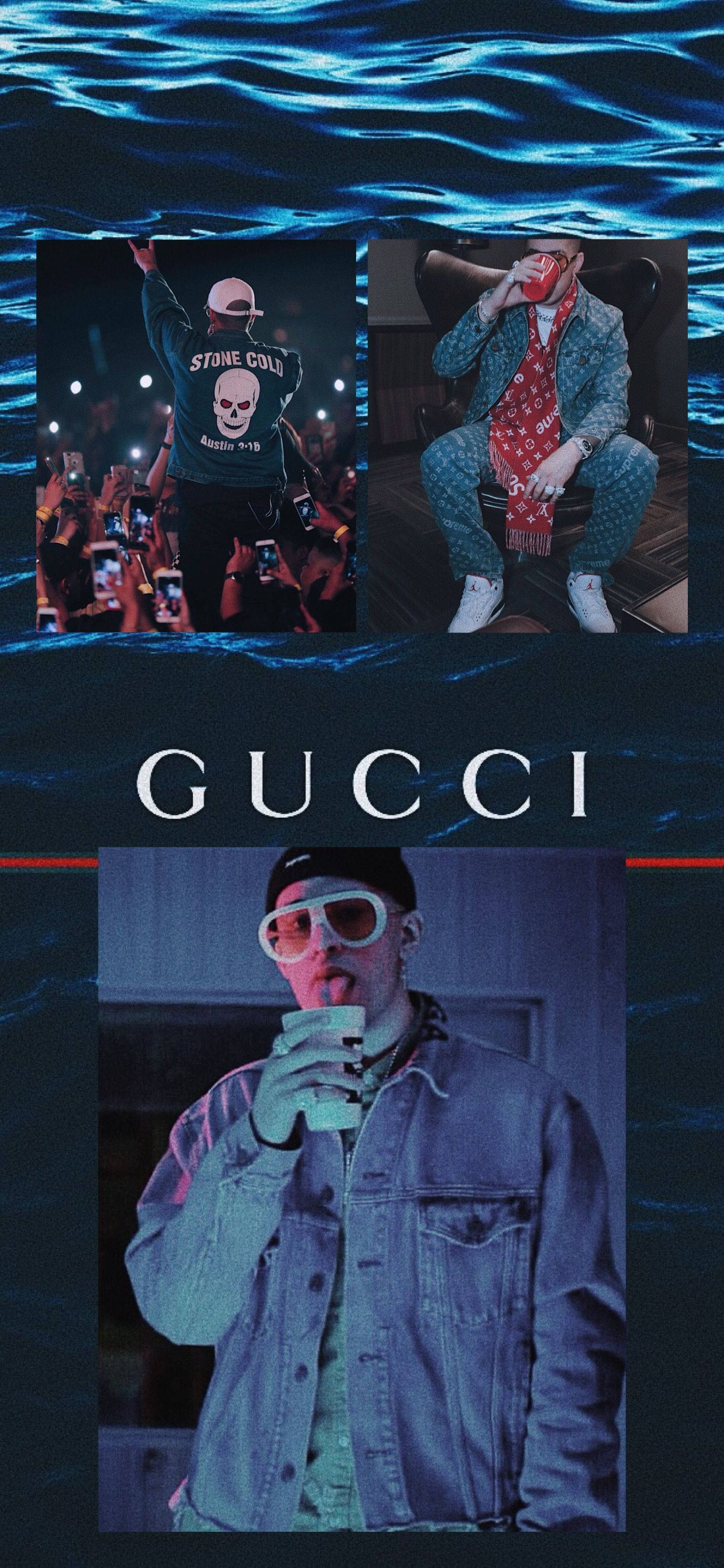 Bad Bunny Gucci plakat Wallpapers
