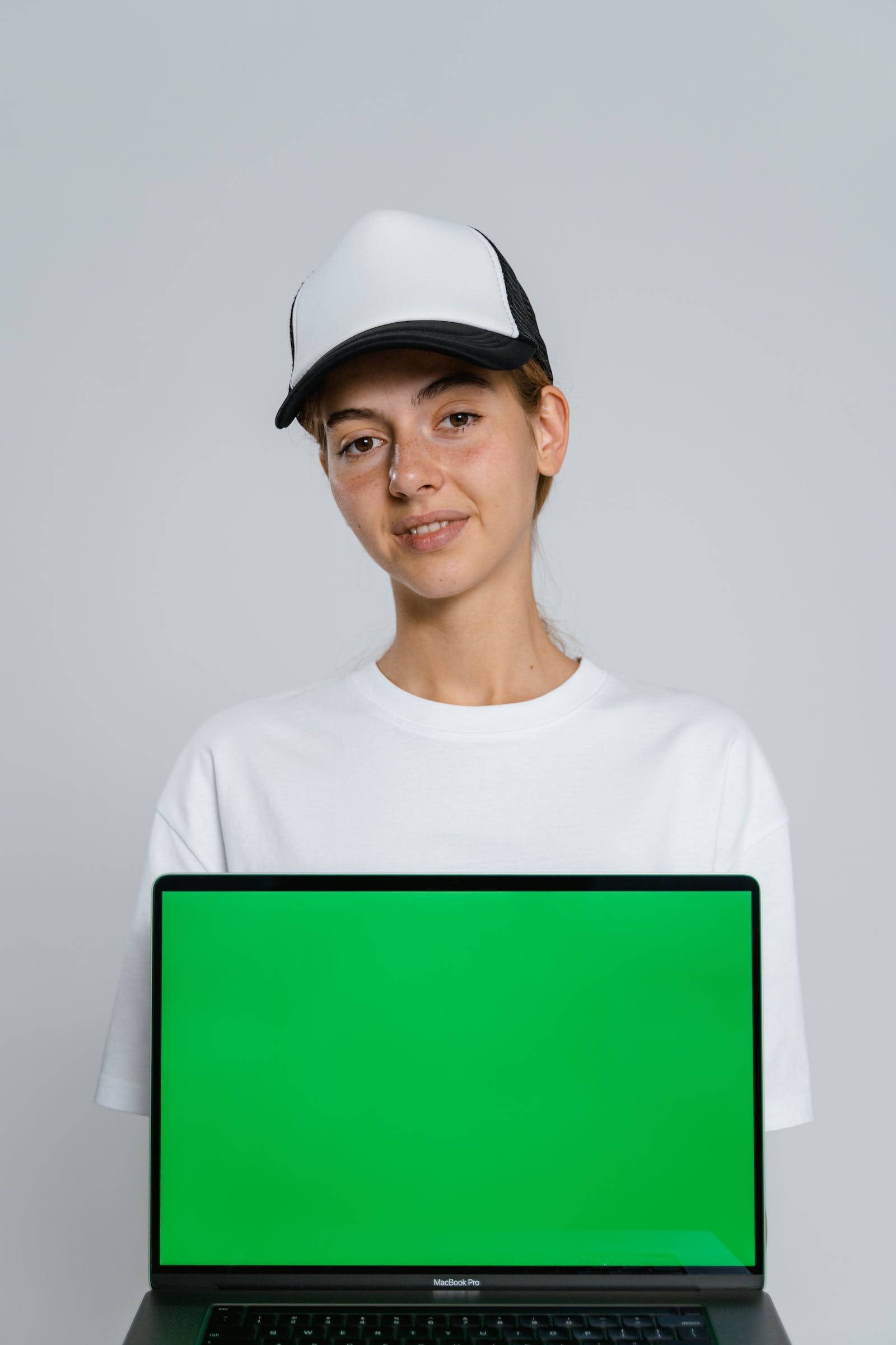 Bærbar med green screen Wallpapers