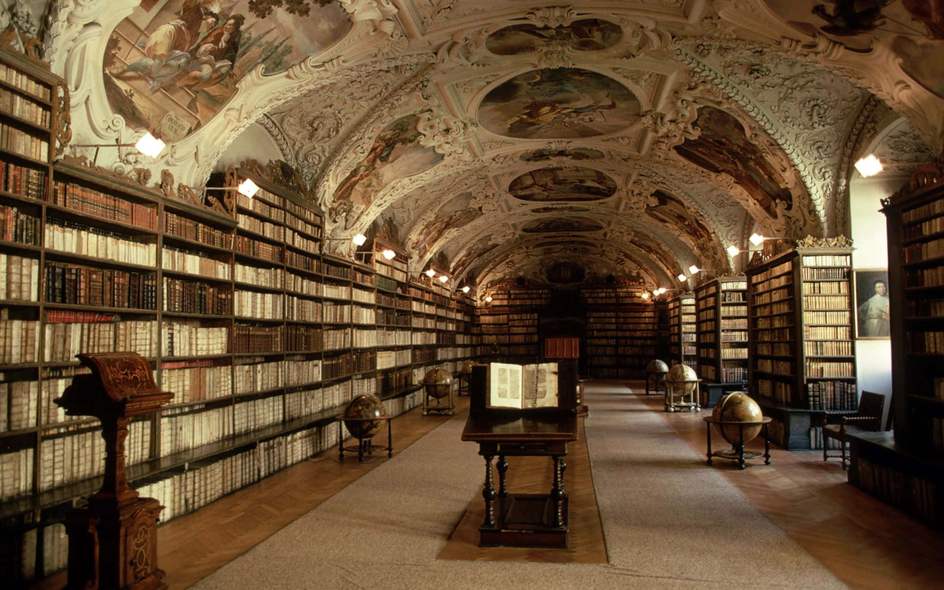 Baggrund fra Nationalbiblioteket i Tjekkiet Wallpapers