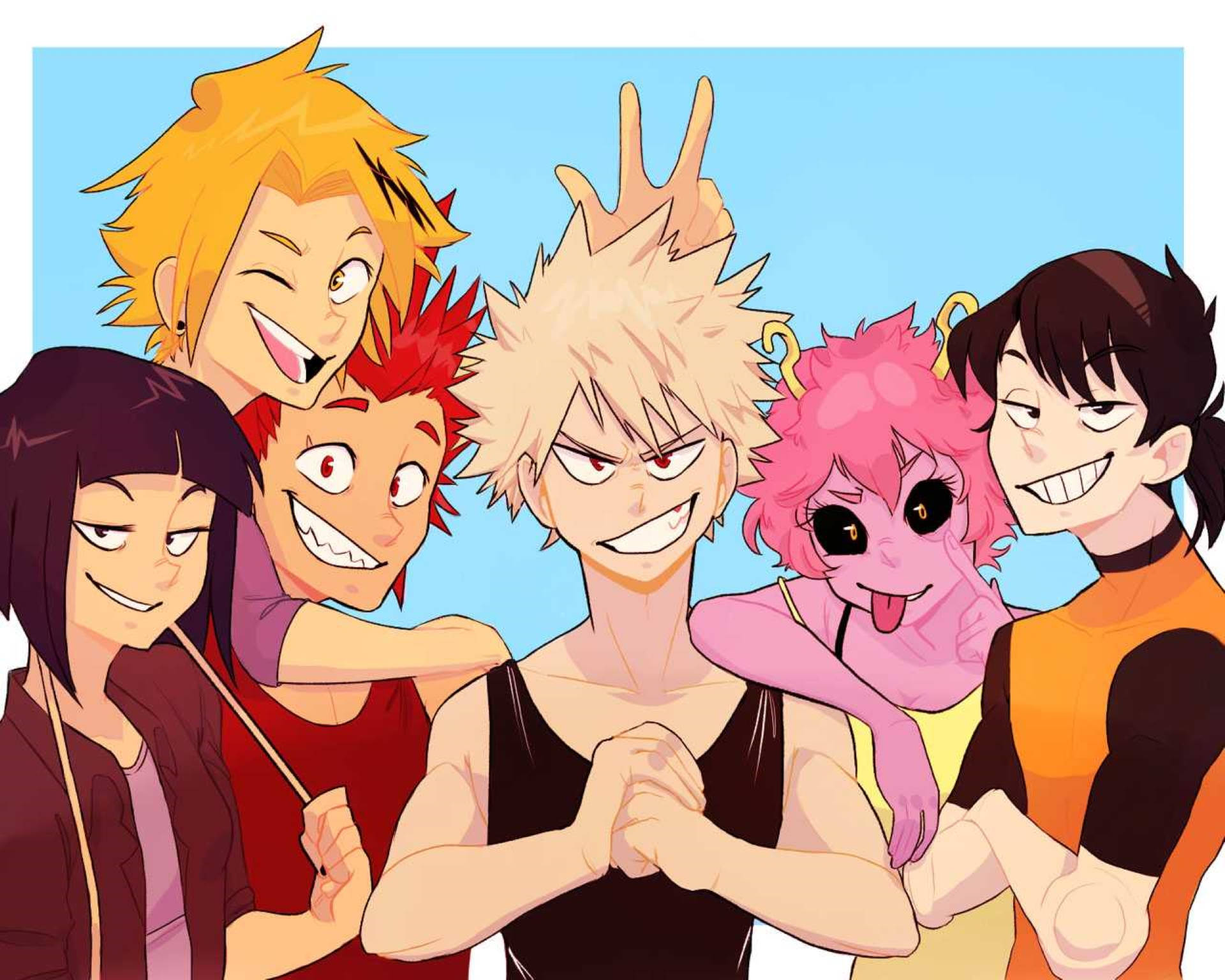 Bakusquad seks medlemmer Wallpapers