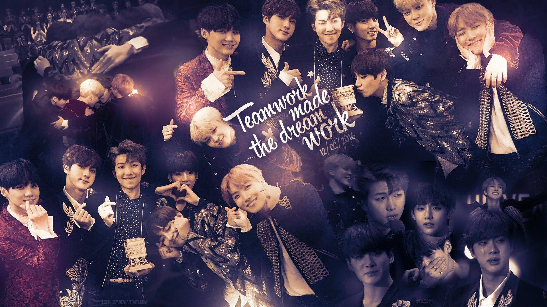 Bangtantv gruppebilleder collage Wallpapers