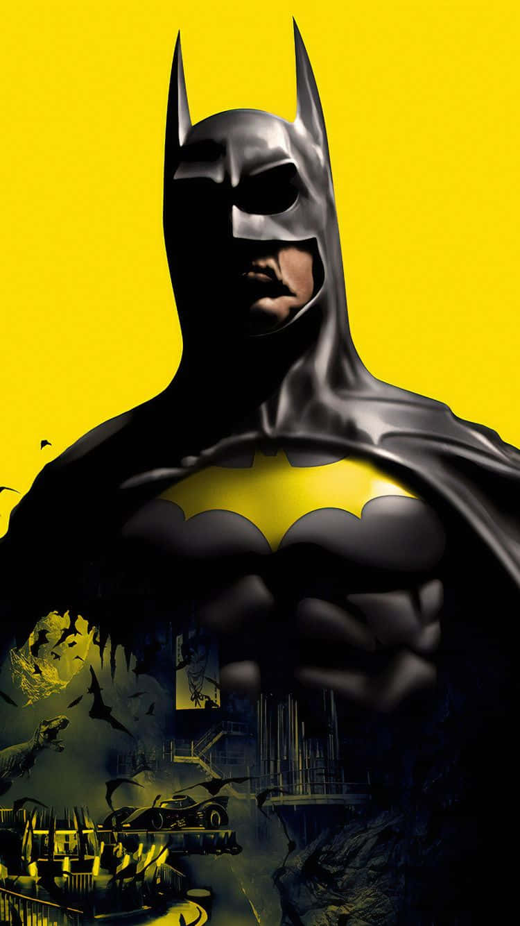 Batman Aesthetic I Gult Digital Kunst Wallpapers