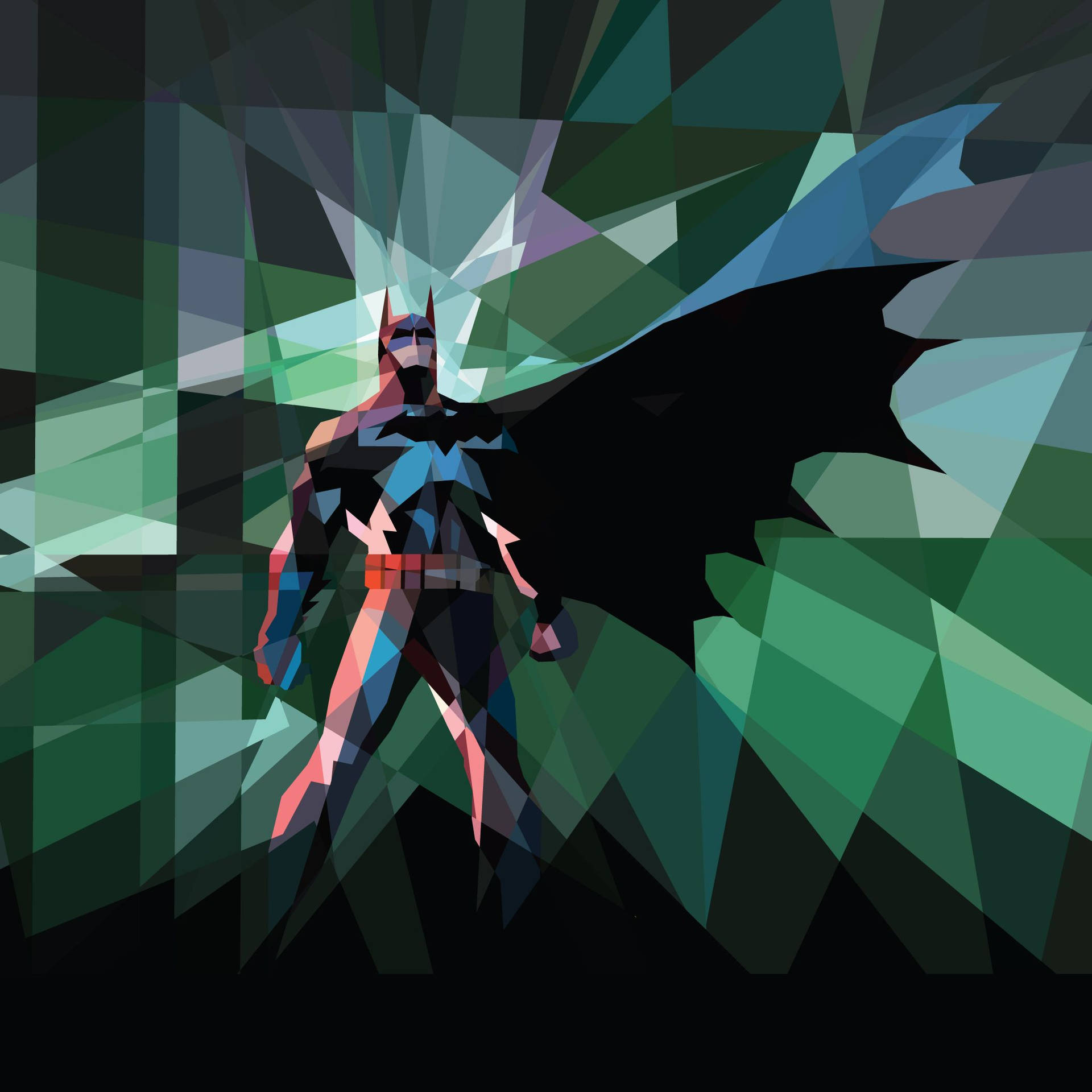 Batman geometrisk kunst wallpaper — Batman Wallpapers