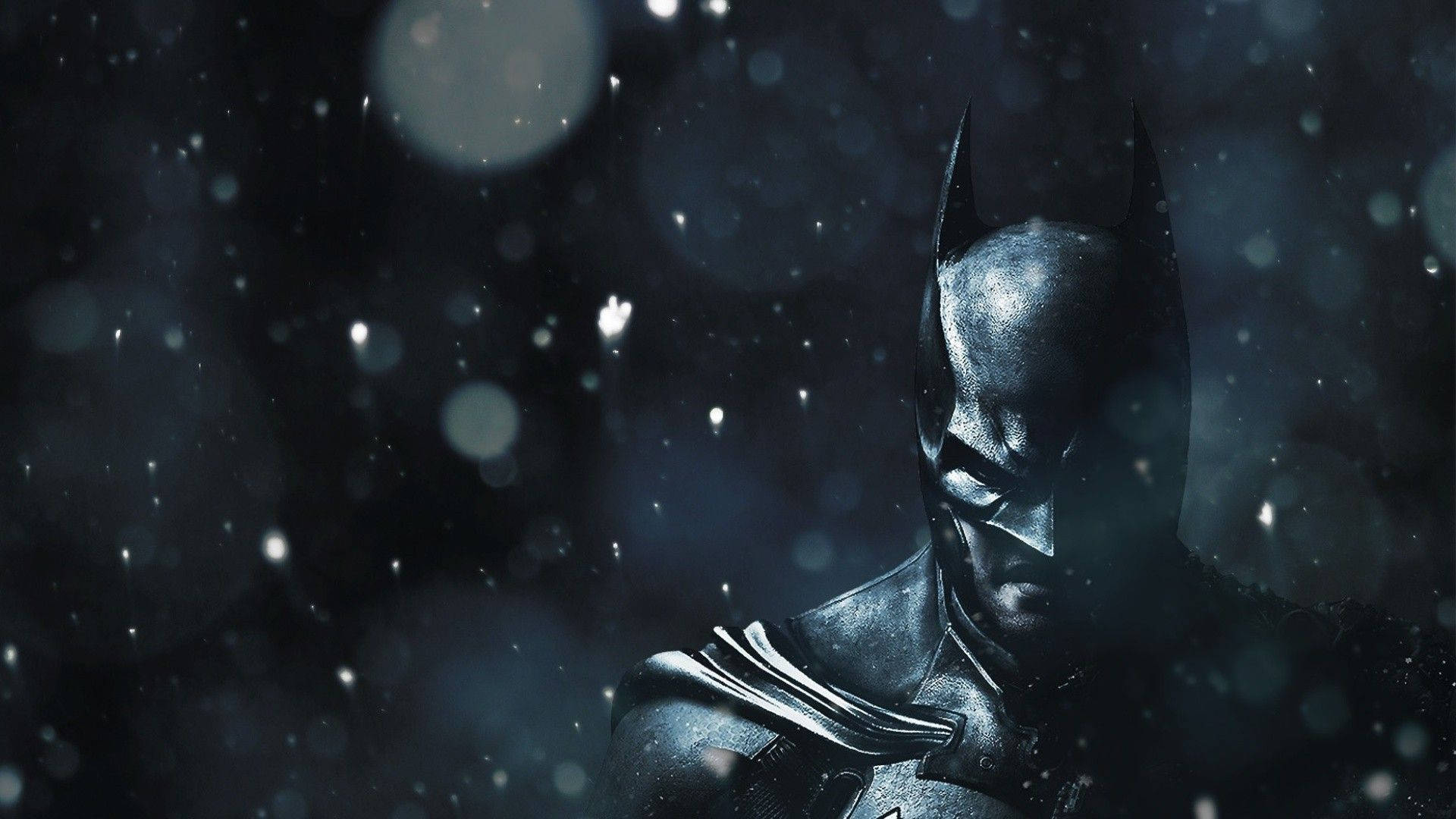 Batman i sneen baggrund — Batman Wallpapers
