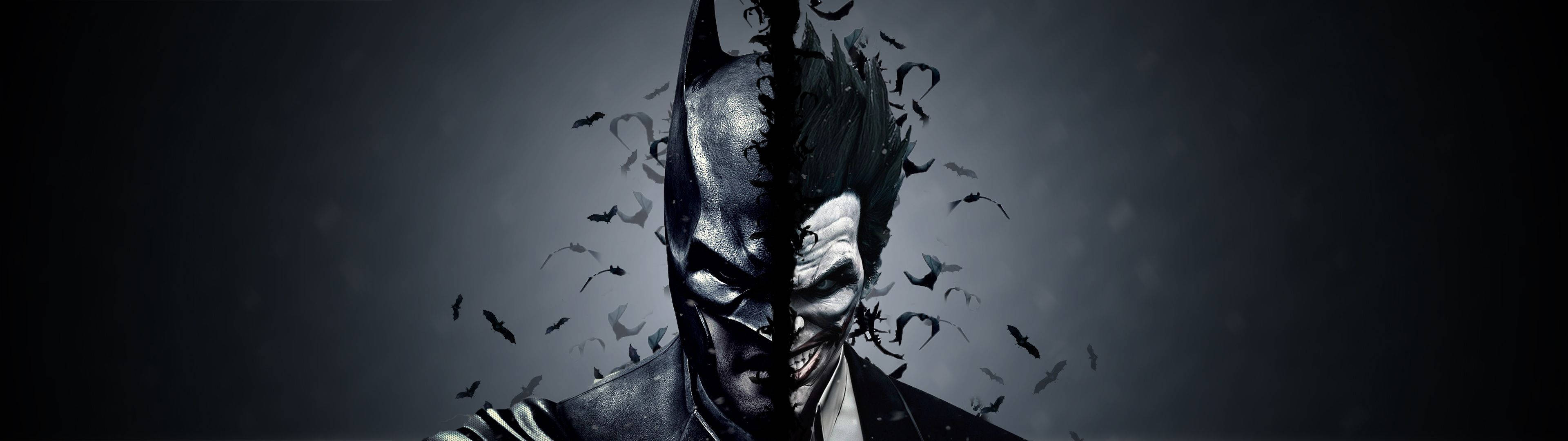 Batman og Joker ansigt til ansigt Wallpapers