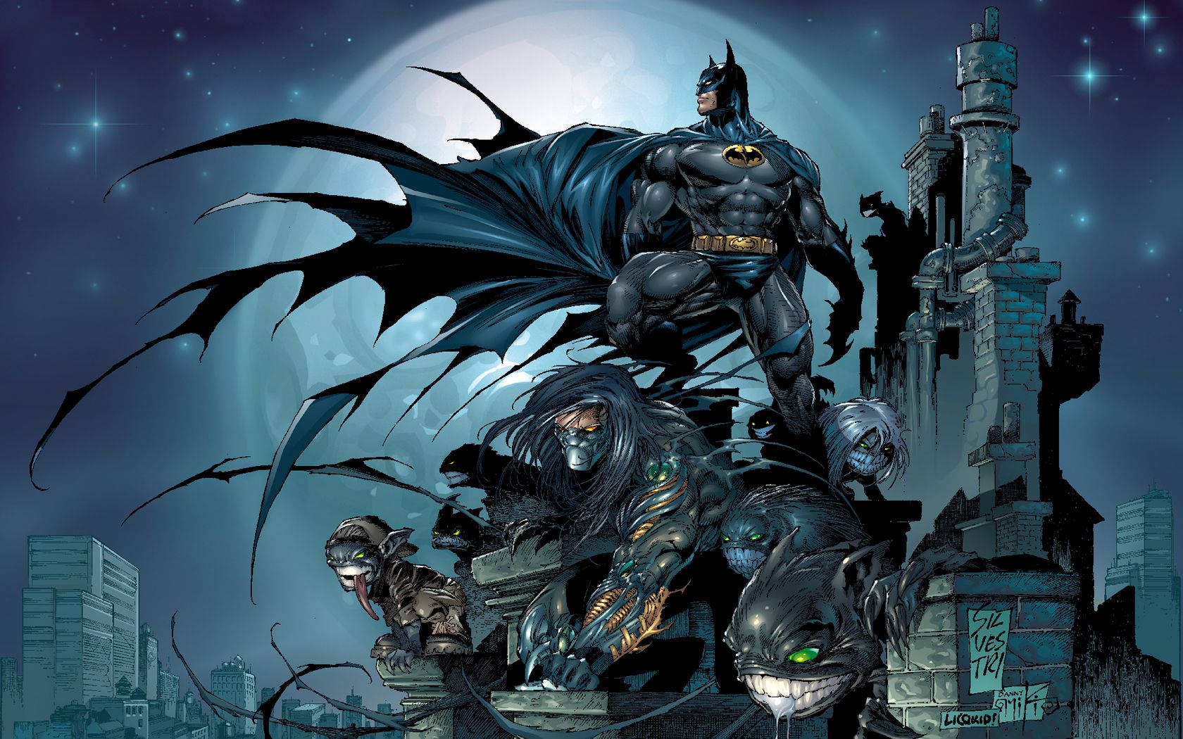 Batman tegneserie tegning wallpaper — Batman Wallpapers