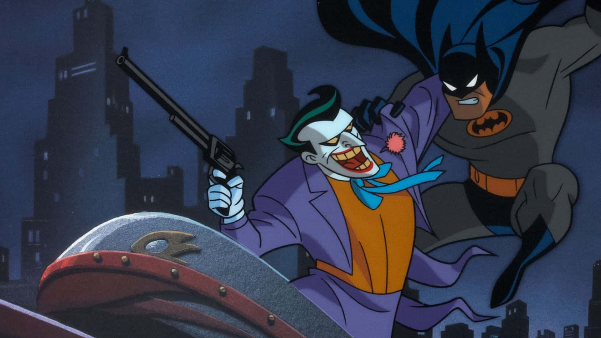 Batman The Animated Series Joker holder pistol Wallpapers