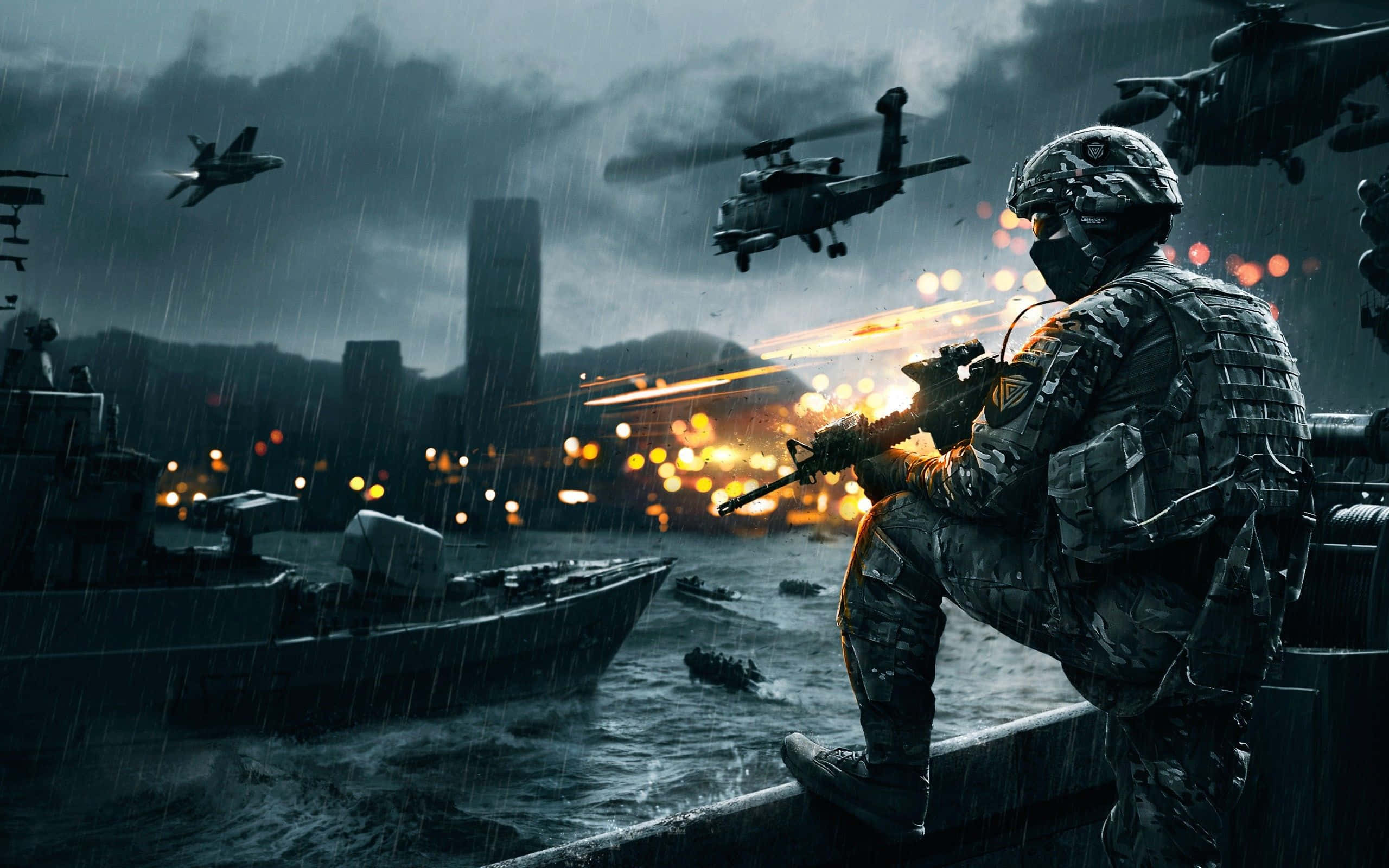 Battlefield 4 Kystmilitær Skrivebordsbaggrund Wallpapers