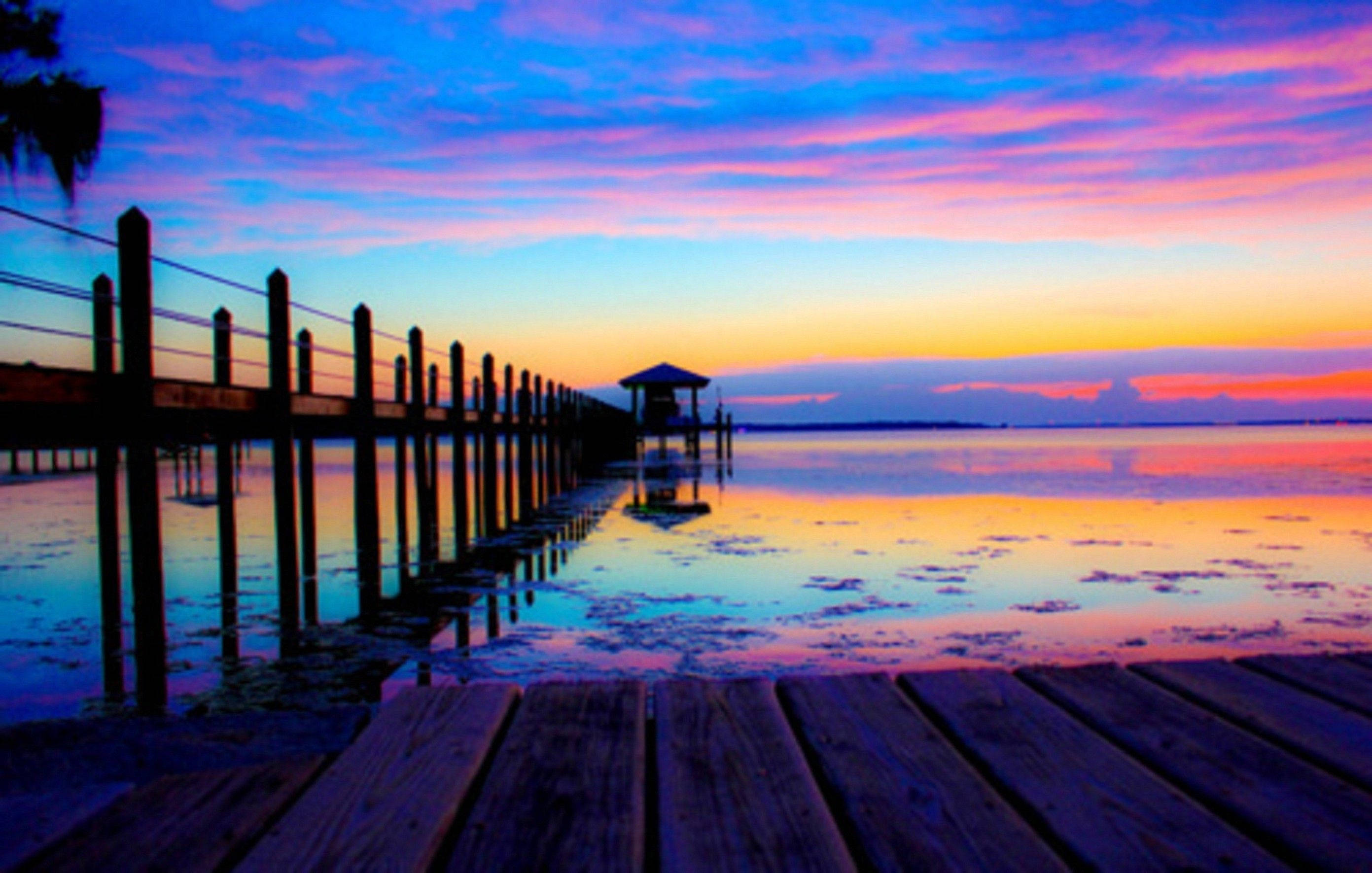 Bedste sommersolnedgangsmoment Wallpapers