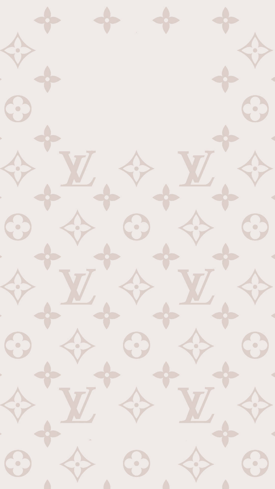 Beige æstetisk Louis Vuitton-telefon Wallpapers