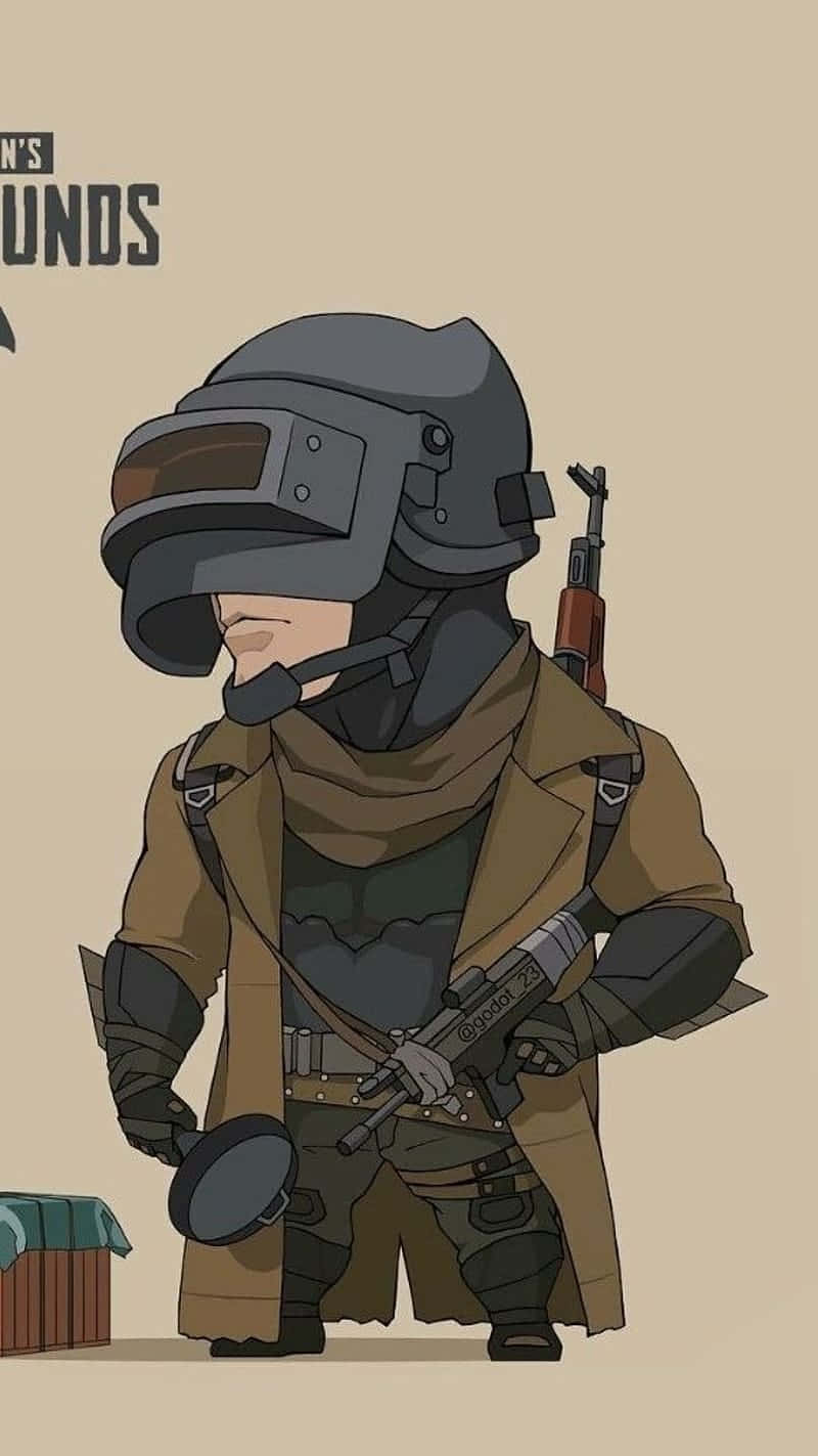 Beige Brun Æstetisk Animeret Pixel 3 Playerunknown's Battlegrounds Baggrund Wallpapers