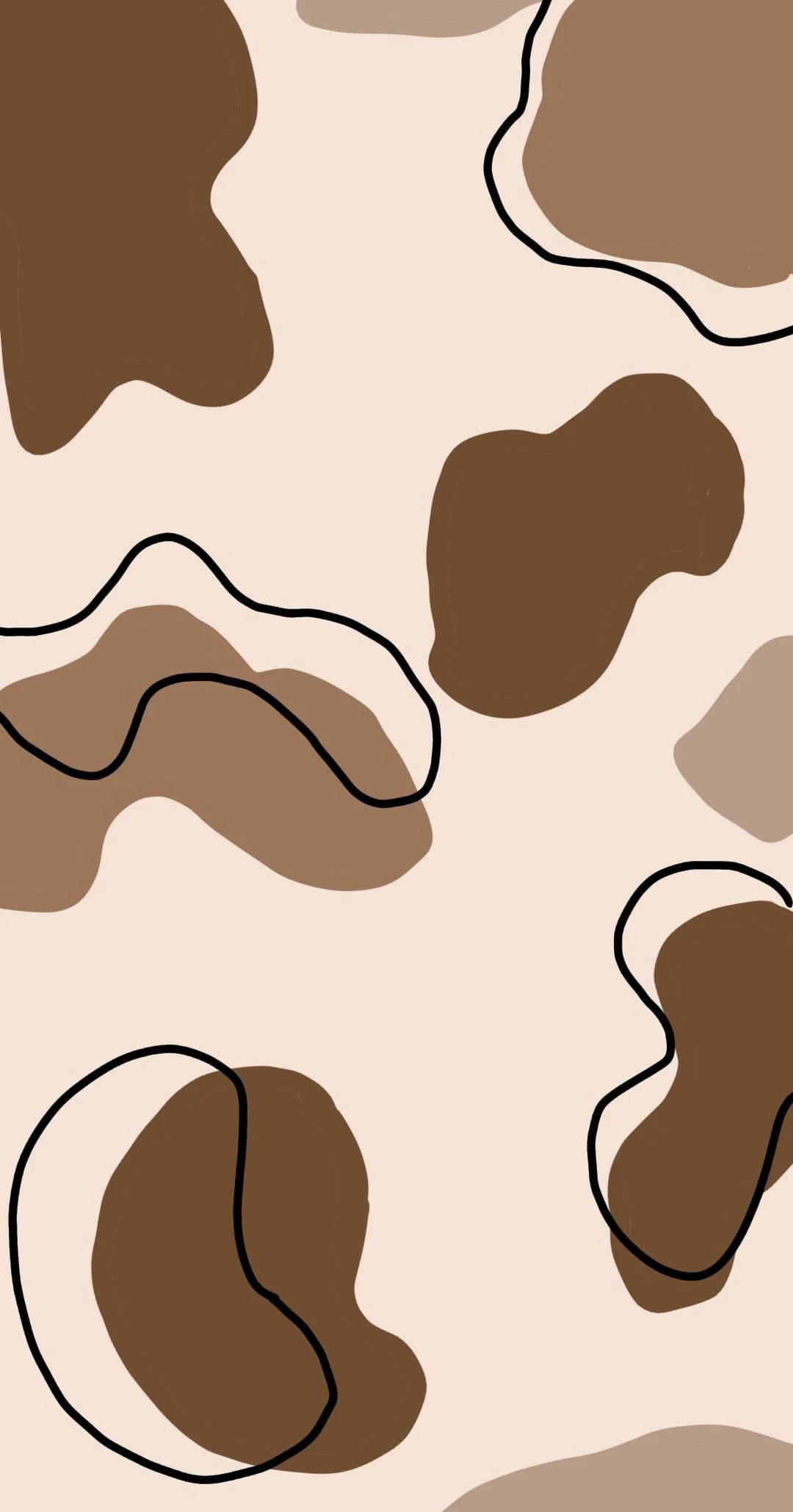 Beige Brun Æstetisk Kokunst Wallpapers
