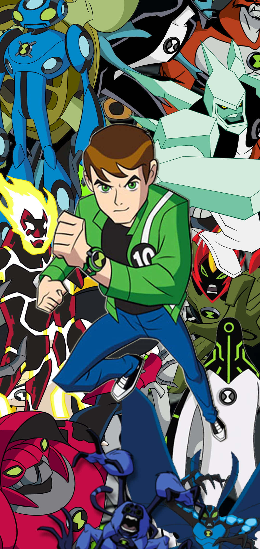 Ben 10 står med mod og styrke Wallpapers