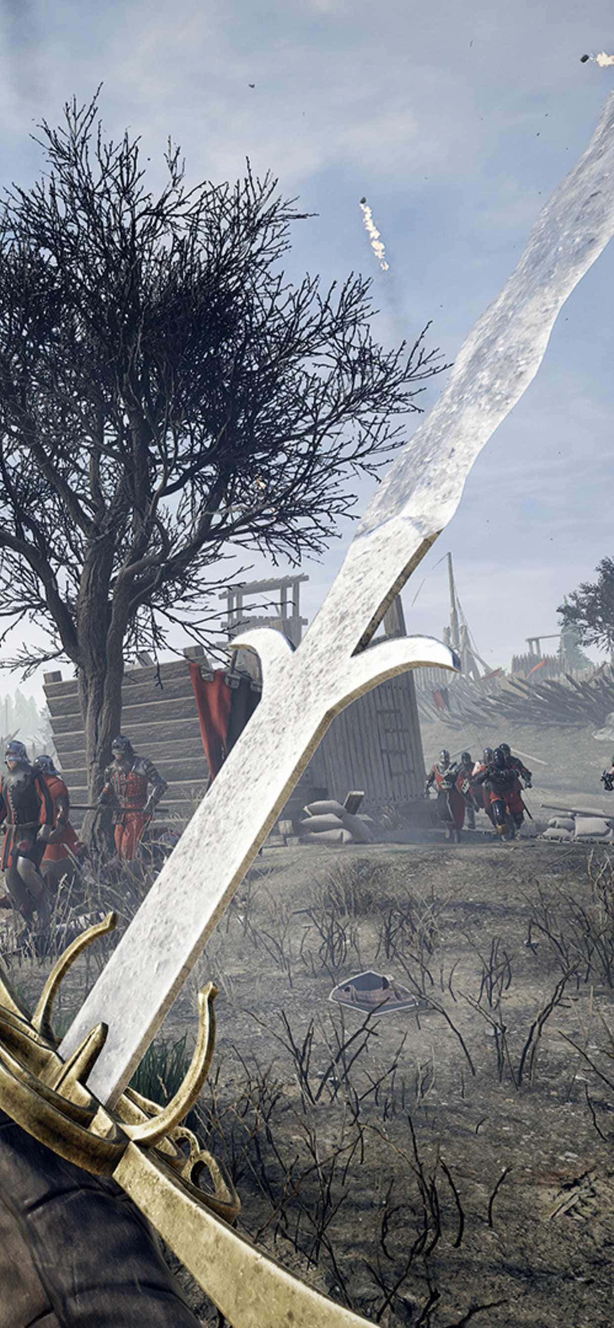 Besejr dine fjender med iPhone Xs Max Mordhau Wallpapers
