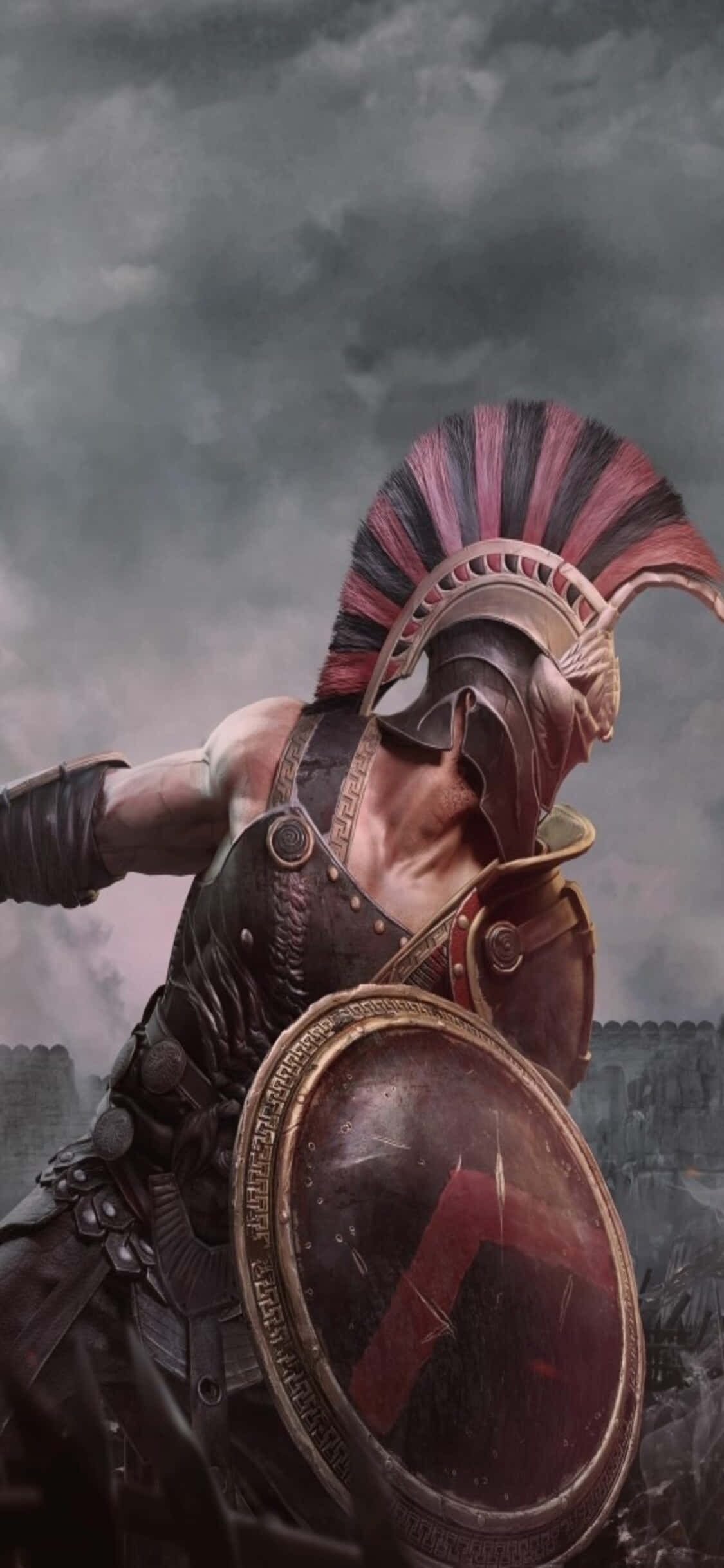 Besejr dine fjender og hersk over verden i Total War Rome 2 på din iPhone Xs Wallpapers