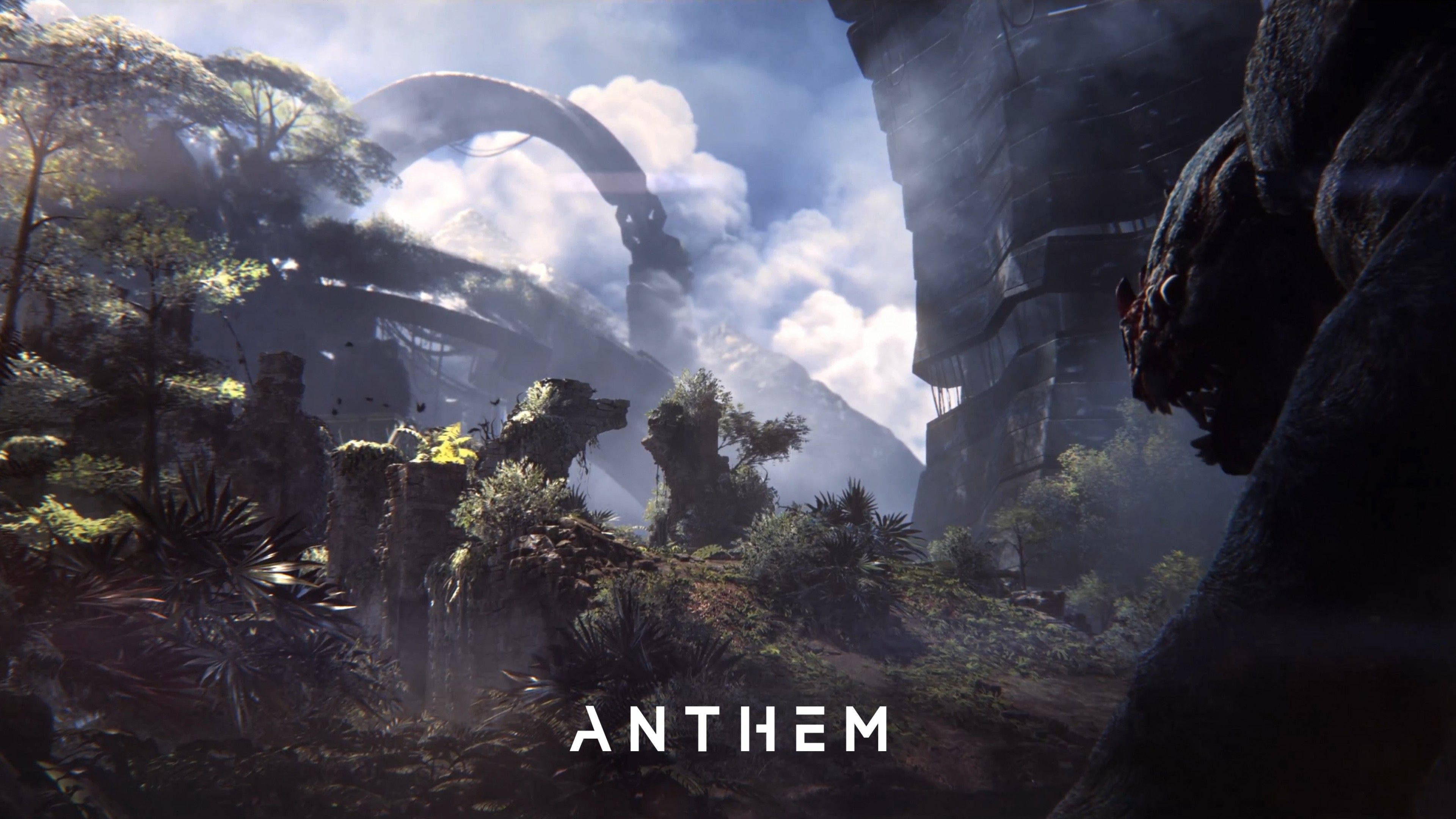 Besøg den mystiske fæstning i Anthem Wallpapers