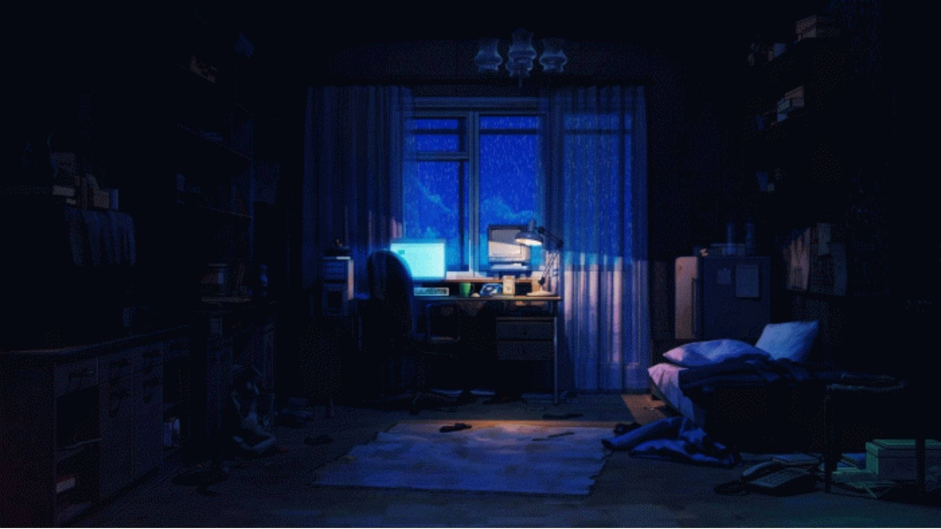 Beskidt anime-værelse Wallpapers