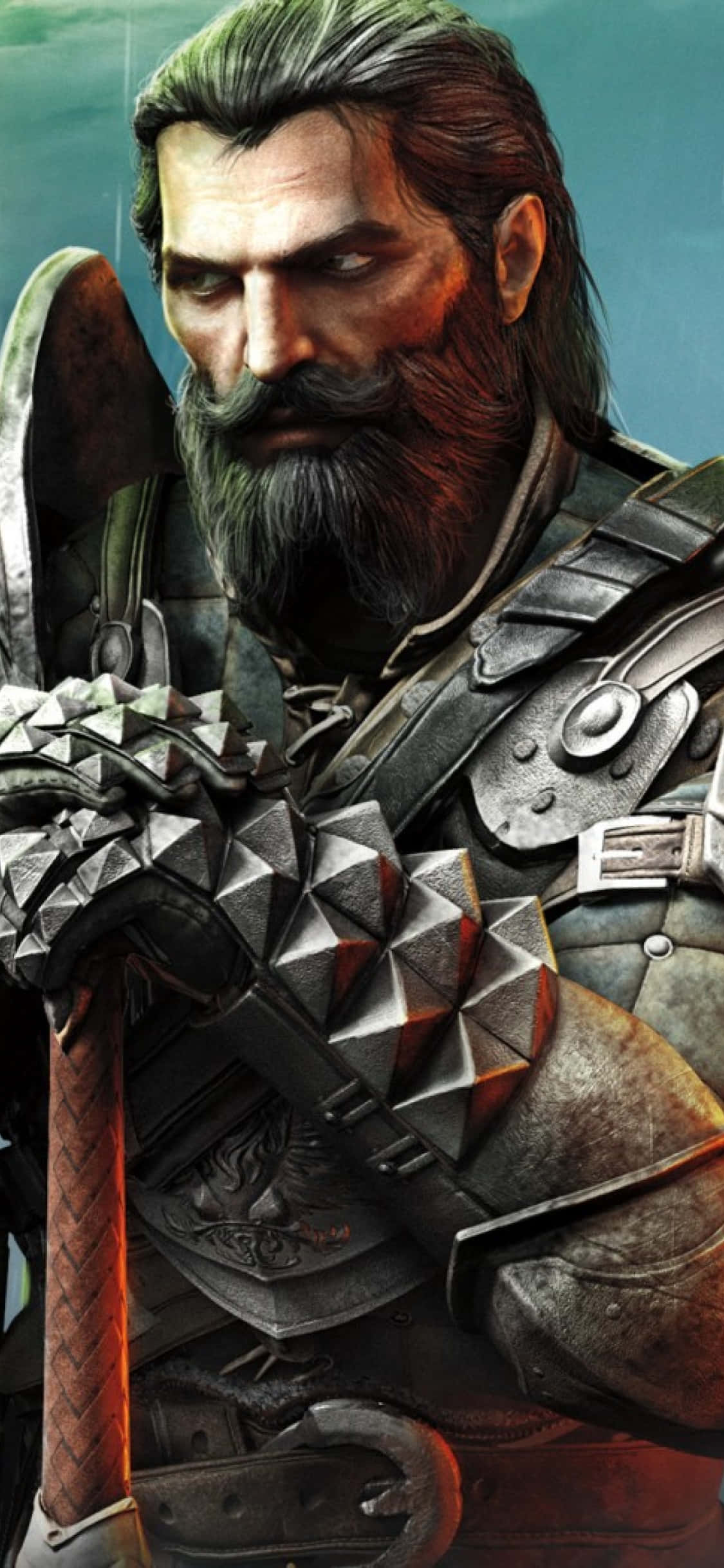 Beskyt dig selv i Dragon Age Inquisitions verden med den helt nye iPhone Xs. Wallpapers