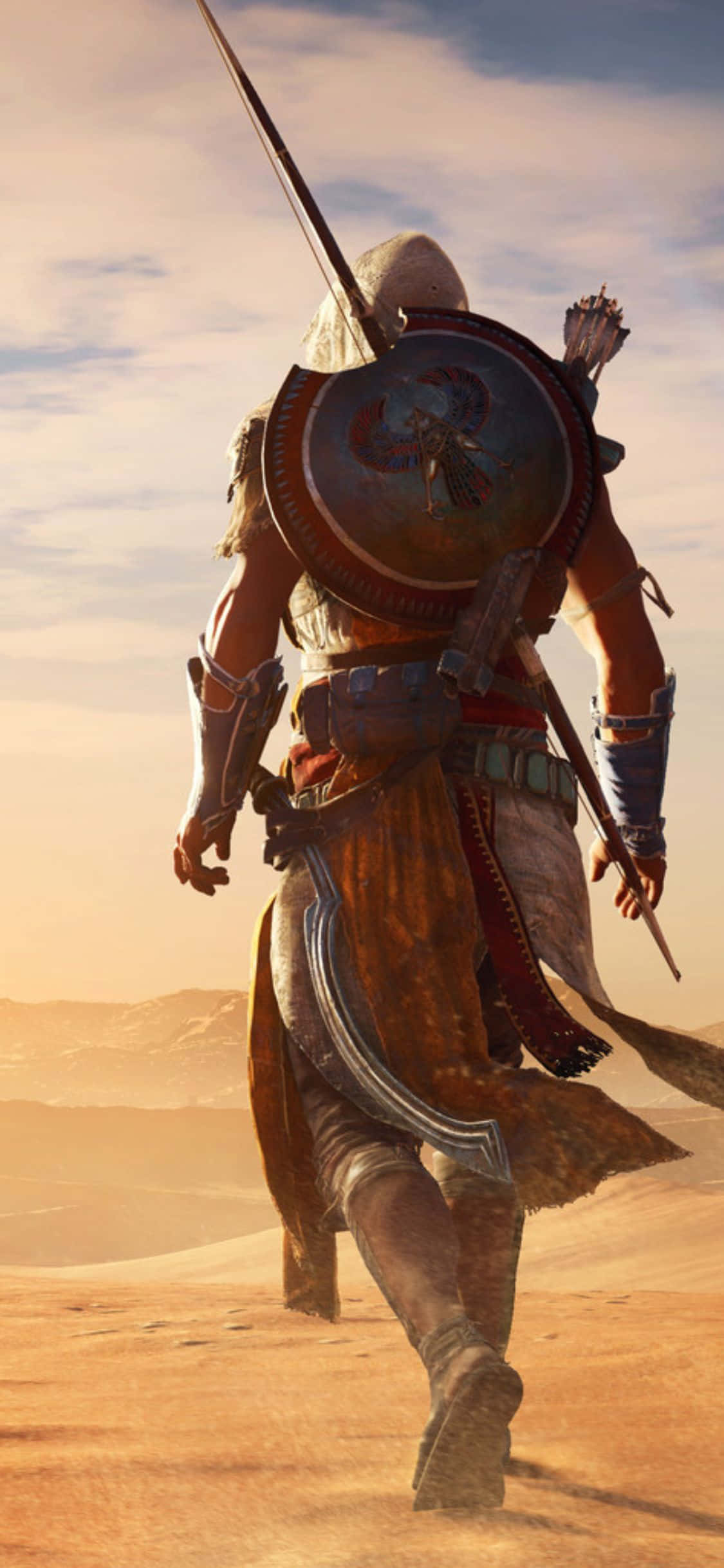 Bestig de store pyramider i iPhone X’s Assassin's Creed Origins! Wallpapers