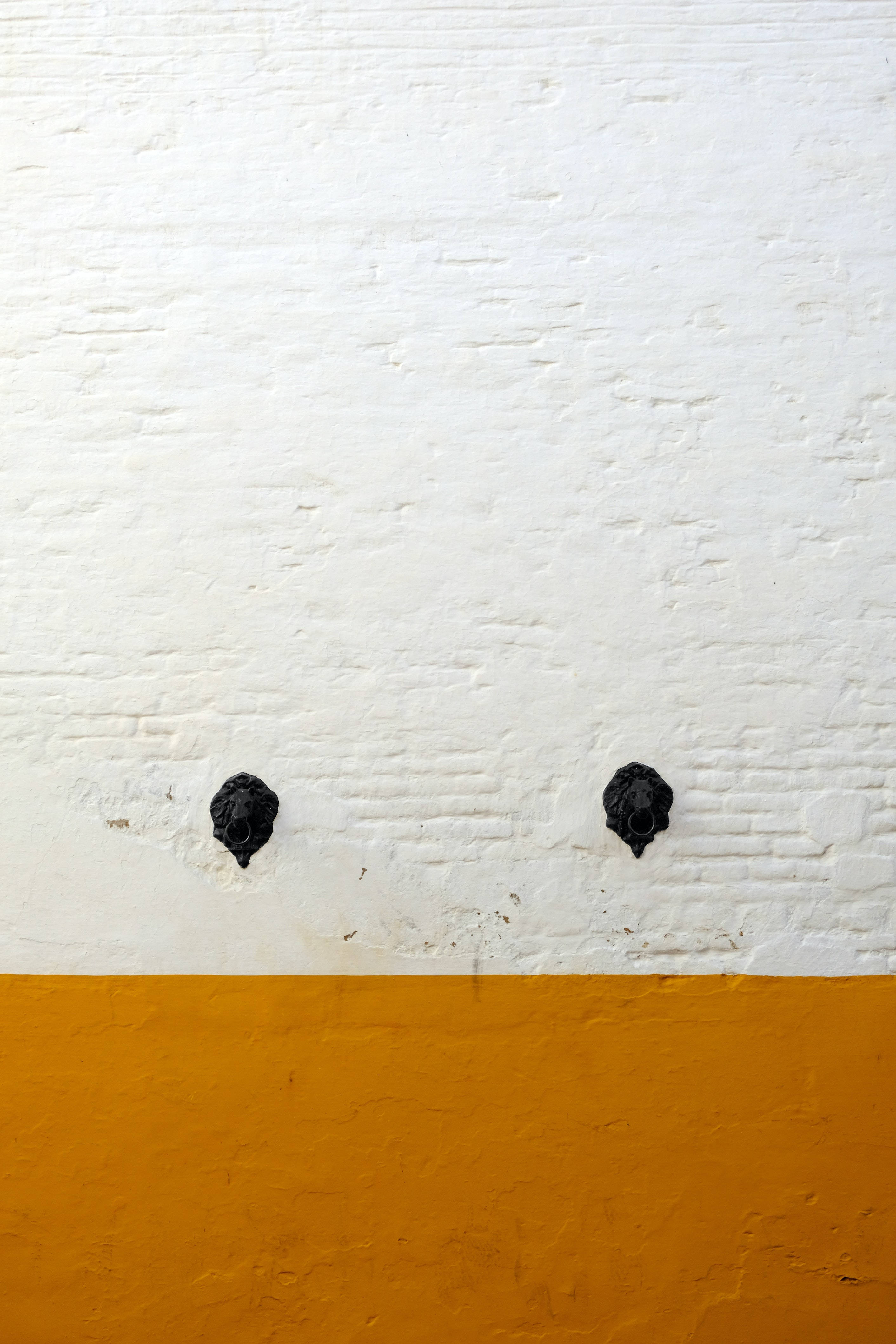 Betont glødende terracotta hvid Wallpapers