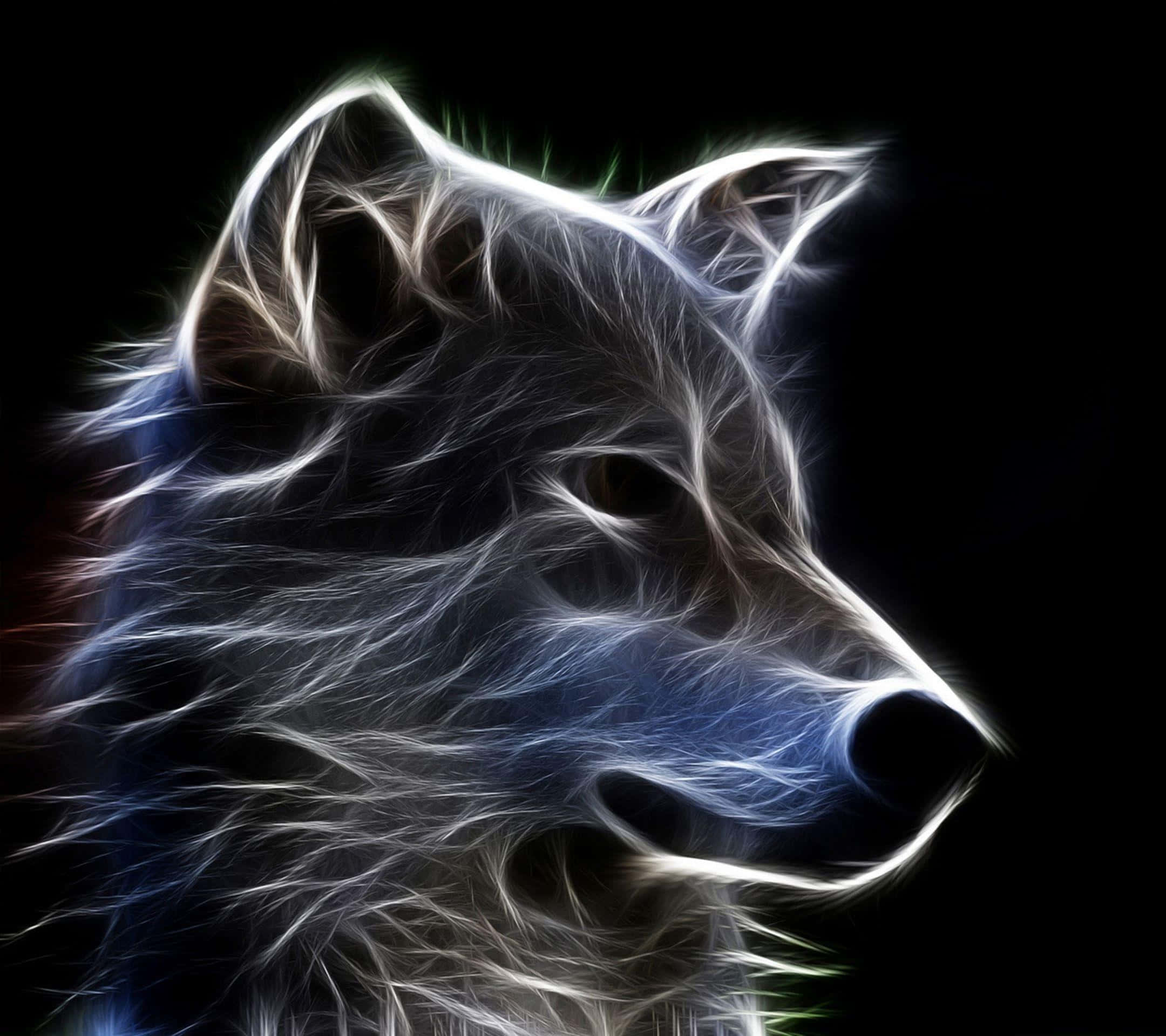 Betragt nathimlen, oplyst af galakseulvens storhed. Wallpapers