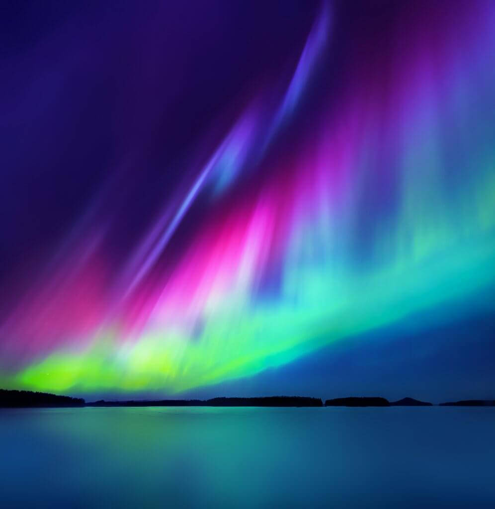 Beundr de fantastiske farver i nordlyset Wallpapers