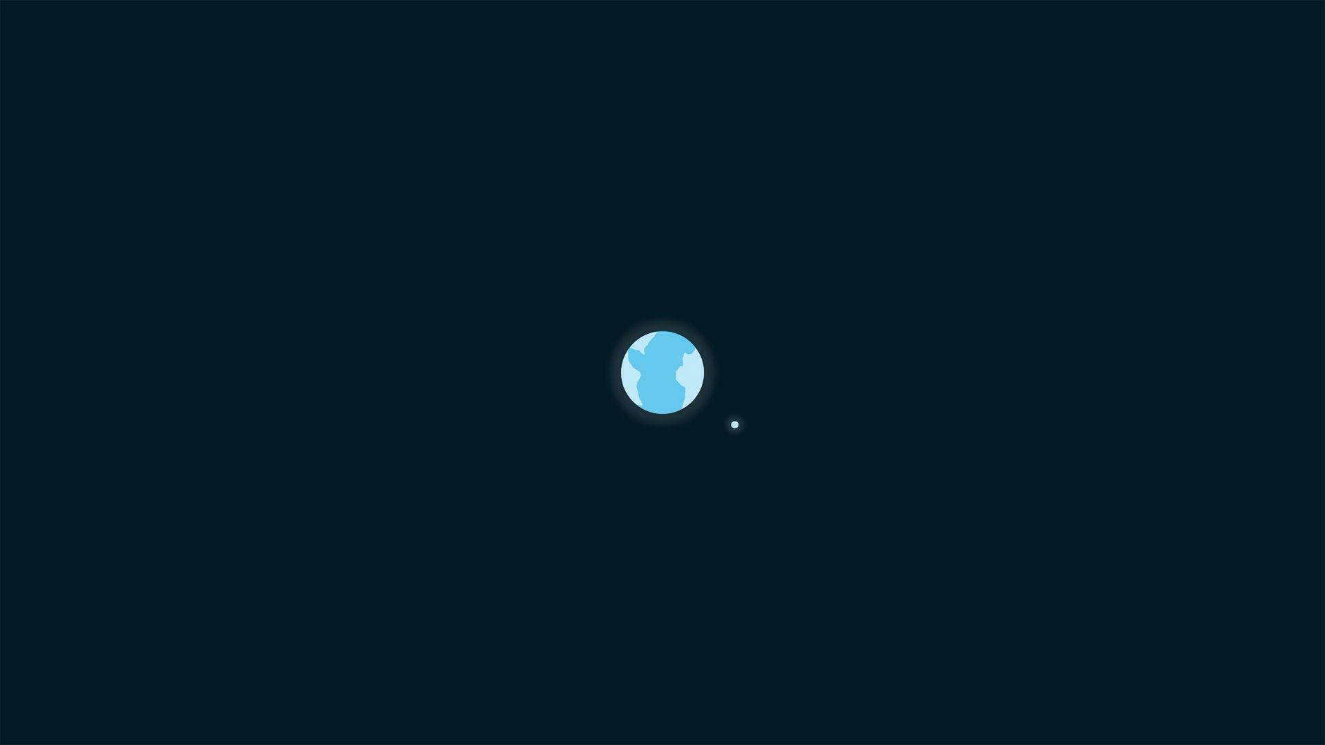 Beundring af Jordens og Månens skønhed Wallpapers