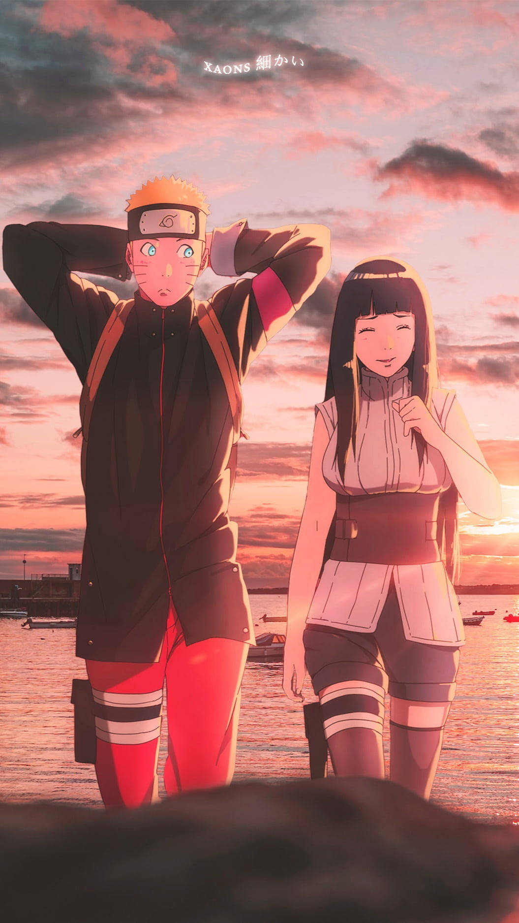 Bevægende Naruto Elsker Hinata Wallpapers