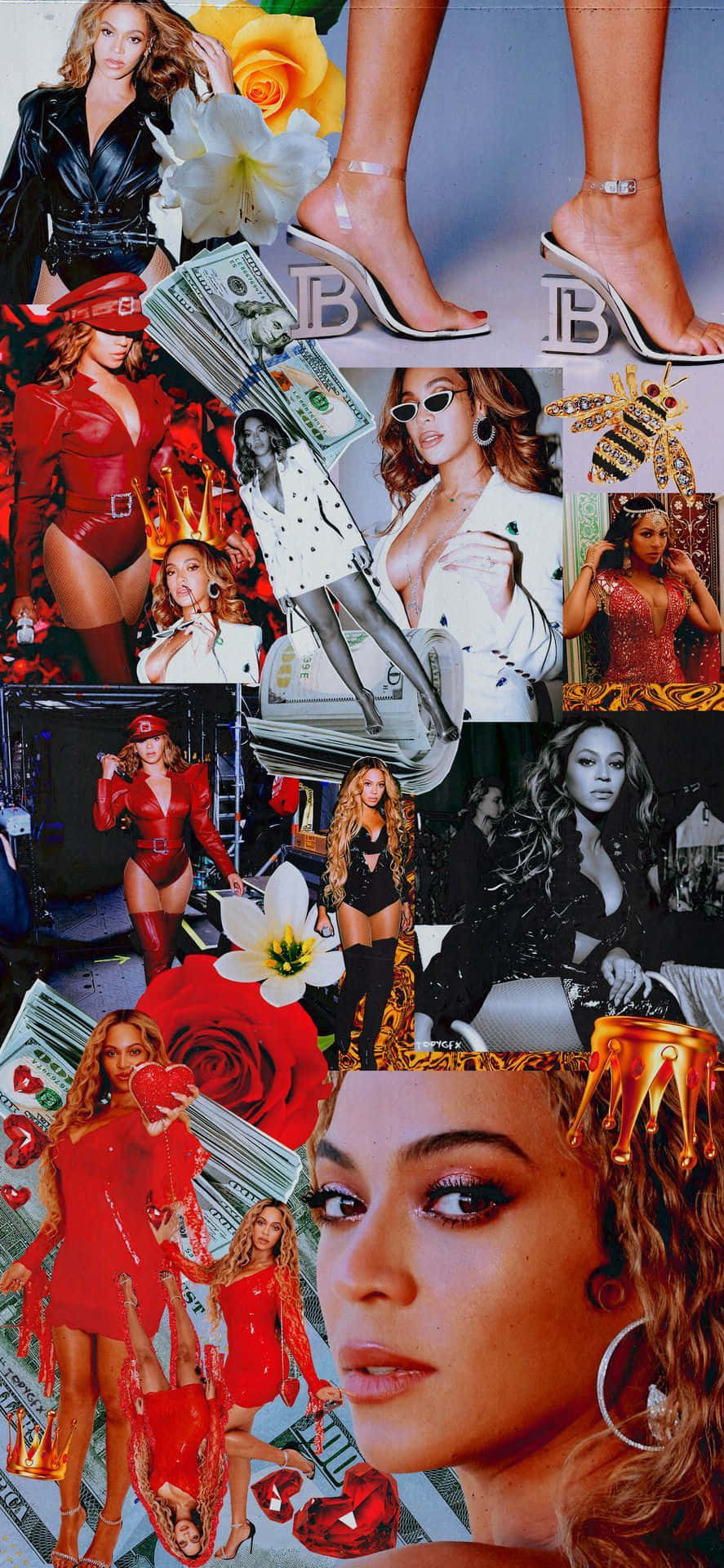 Beyoncé danser og lever livet fuldt ud. Wallpapers