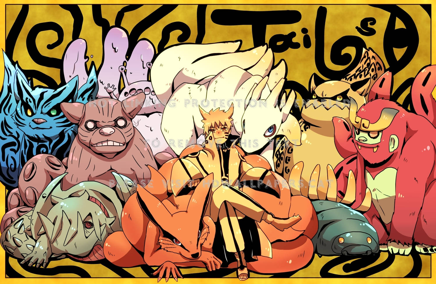 Bijuu Naruto Figurer Fanart Wallpapers